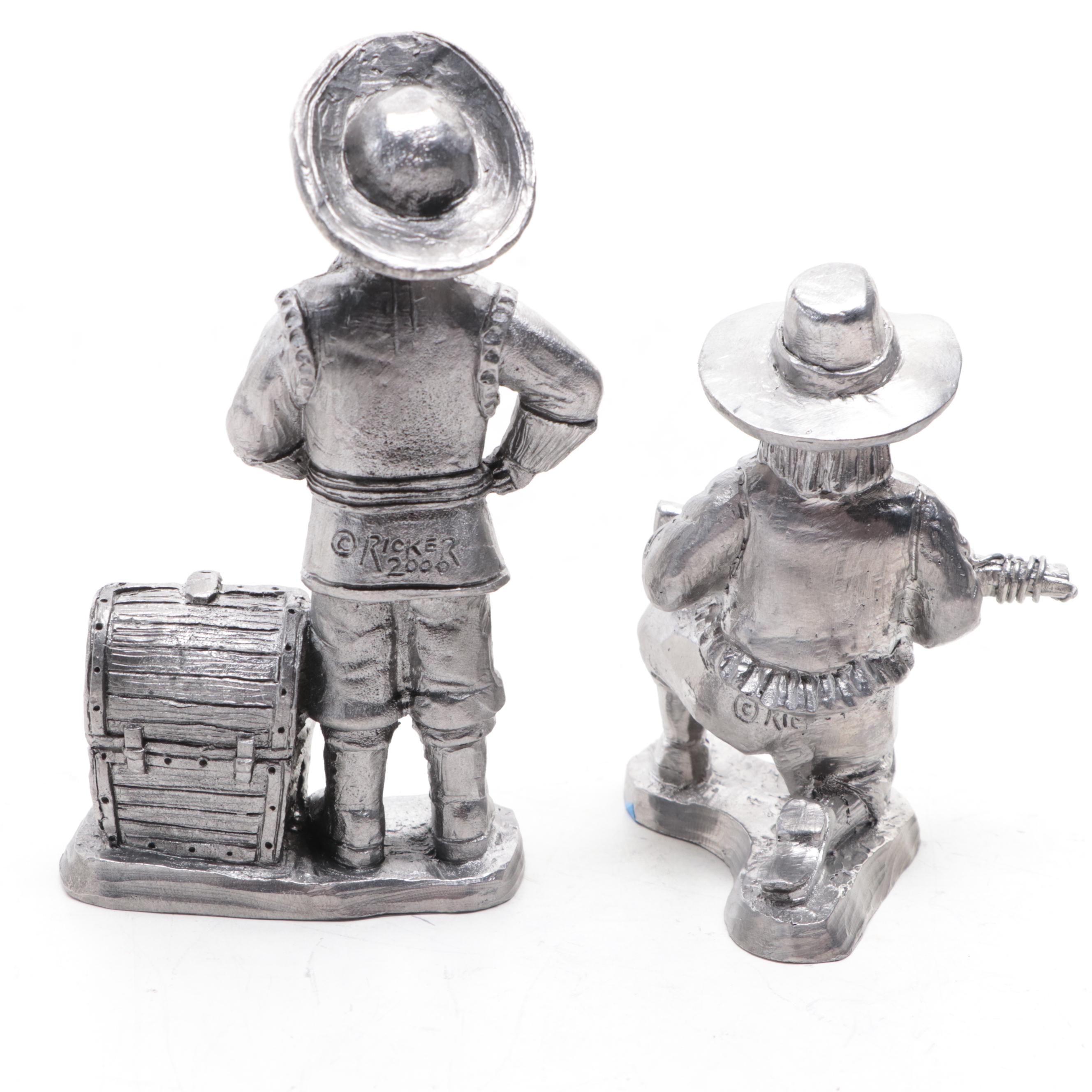 Michael A. Ricker Collector's Society Pewter Figurines
