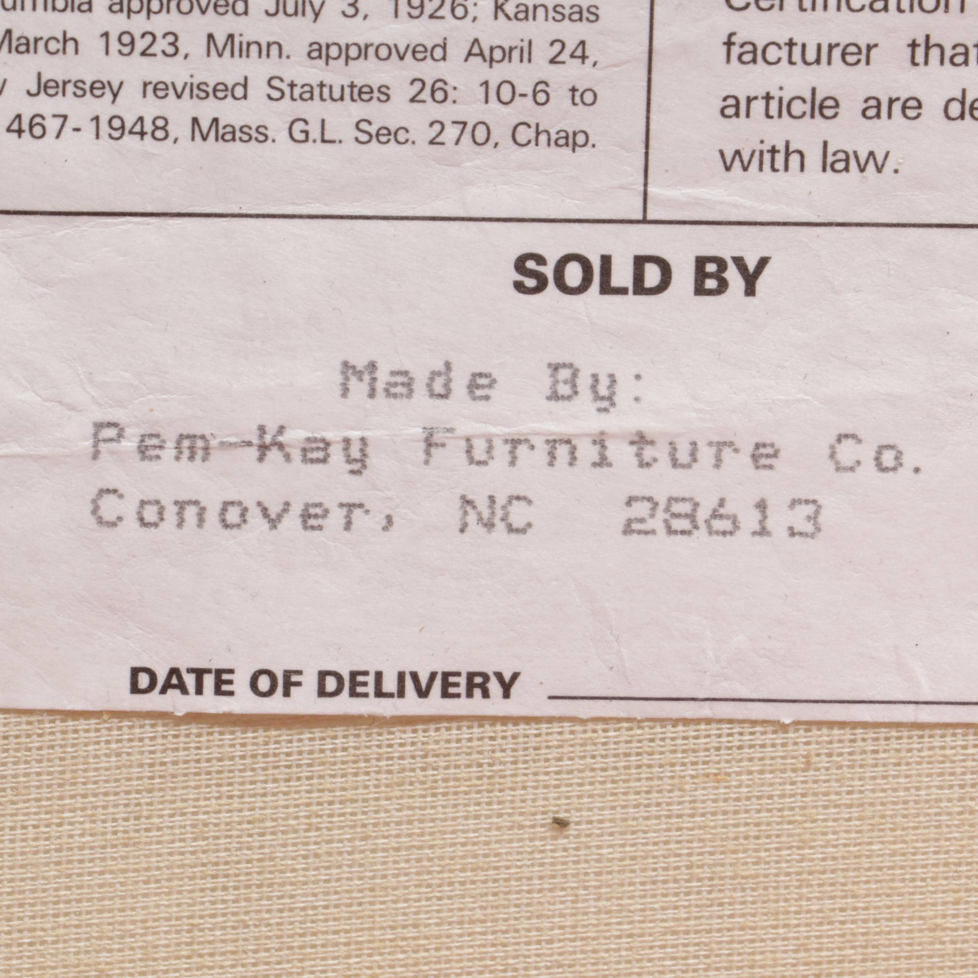 Two Queen Anne Style Wingback Armchairs, Late 20th Century