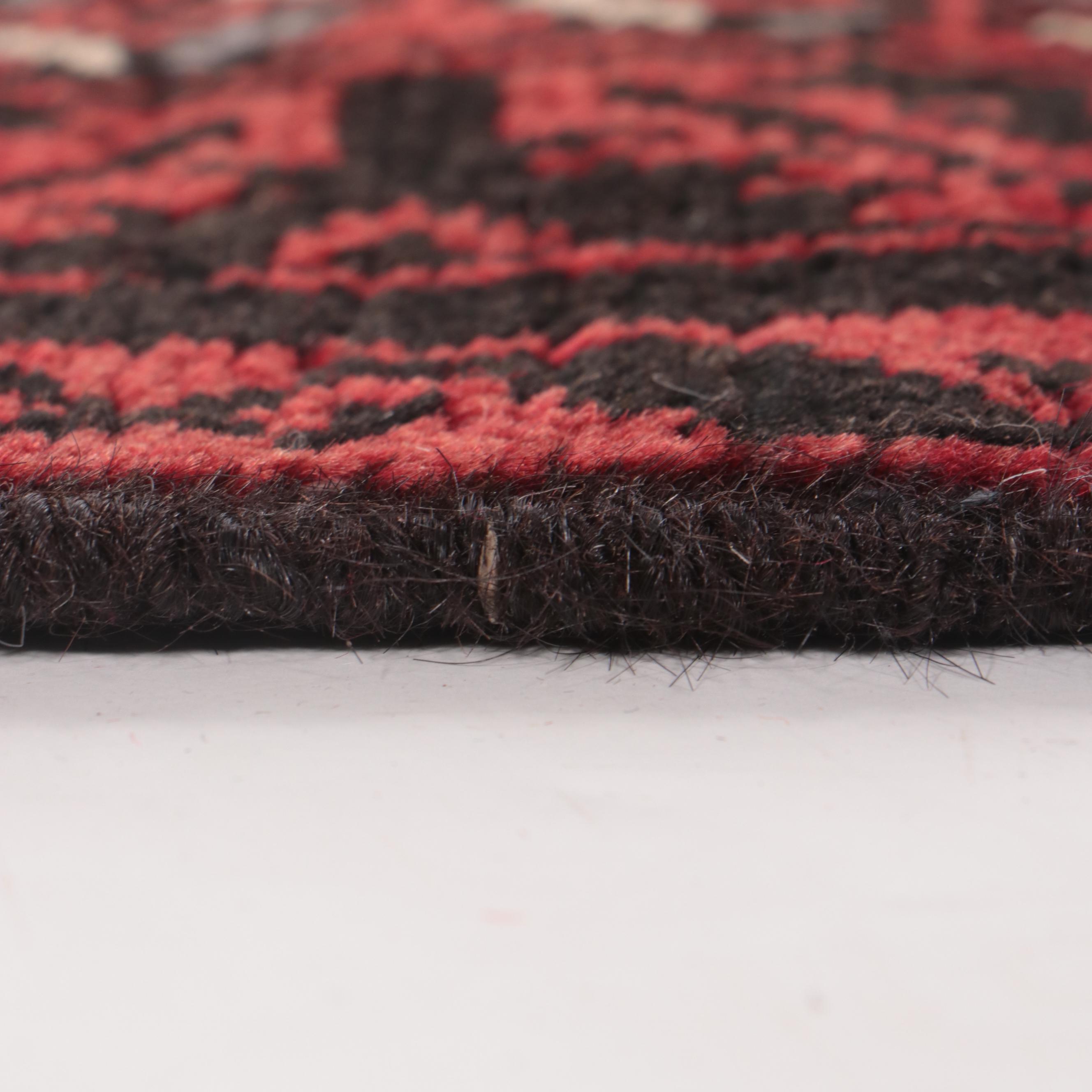 3'10 x 6'9 Hand-Knotted Afghan Baluch Area Rug