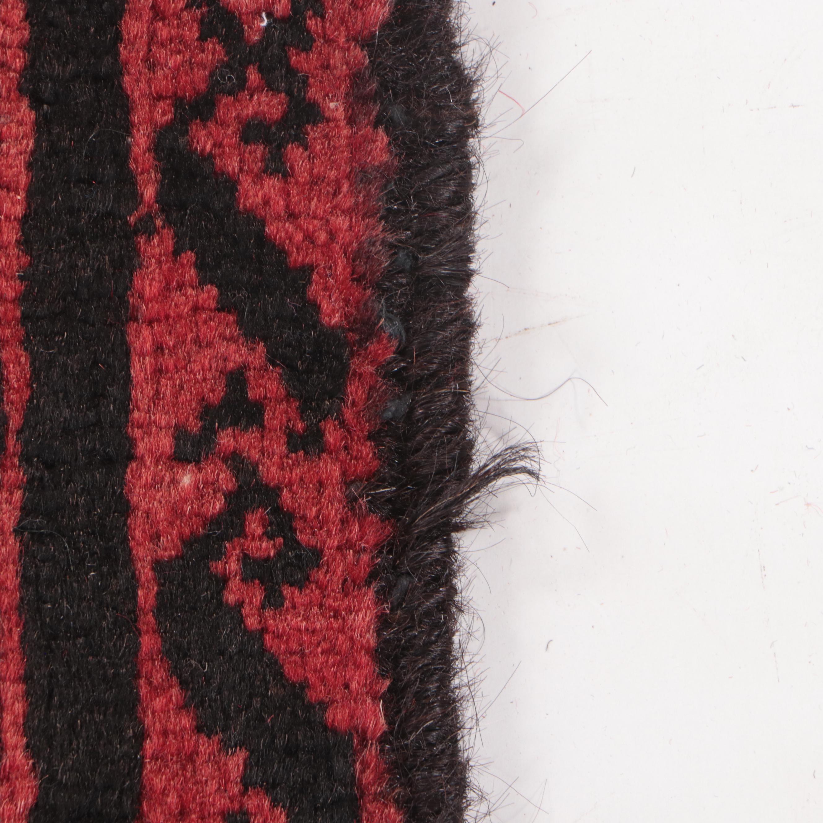 3'10 x 6'9 Hand-Knotted Afghan Baluch Area Rug