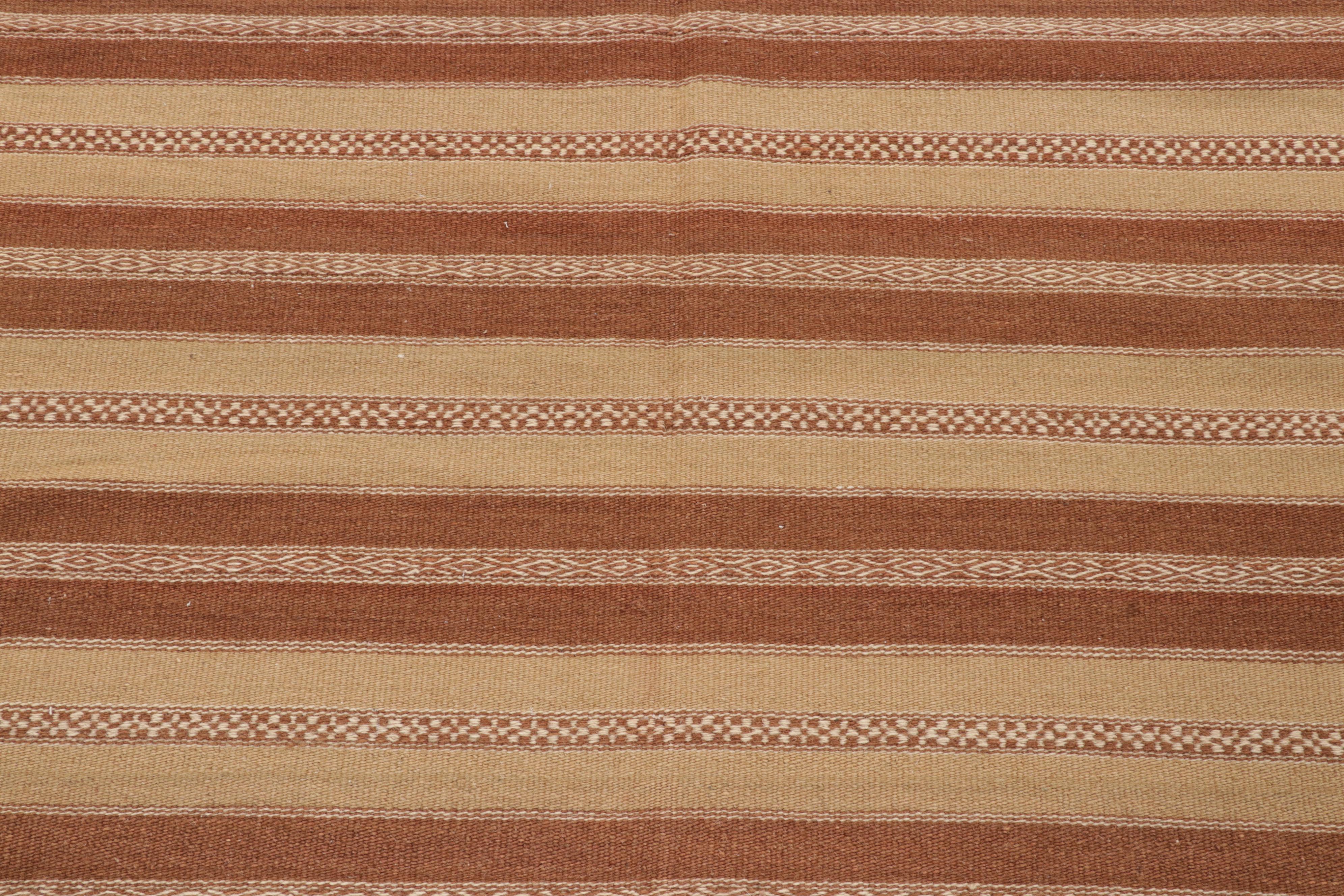 3'10 x 6' Handwoven Geometric Kilim Area Rug