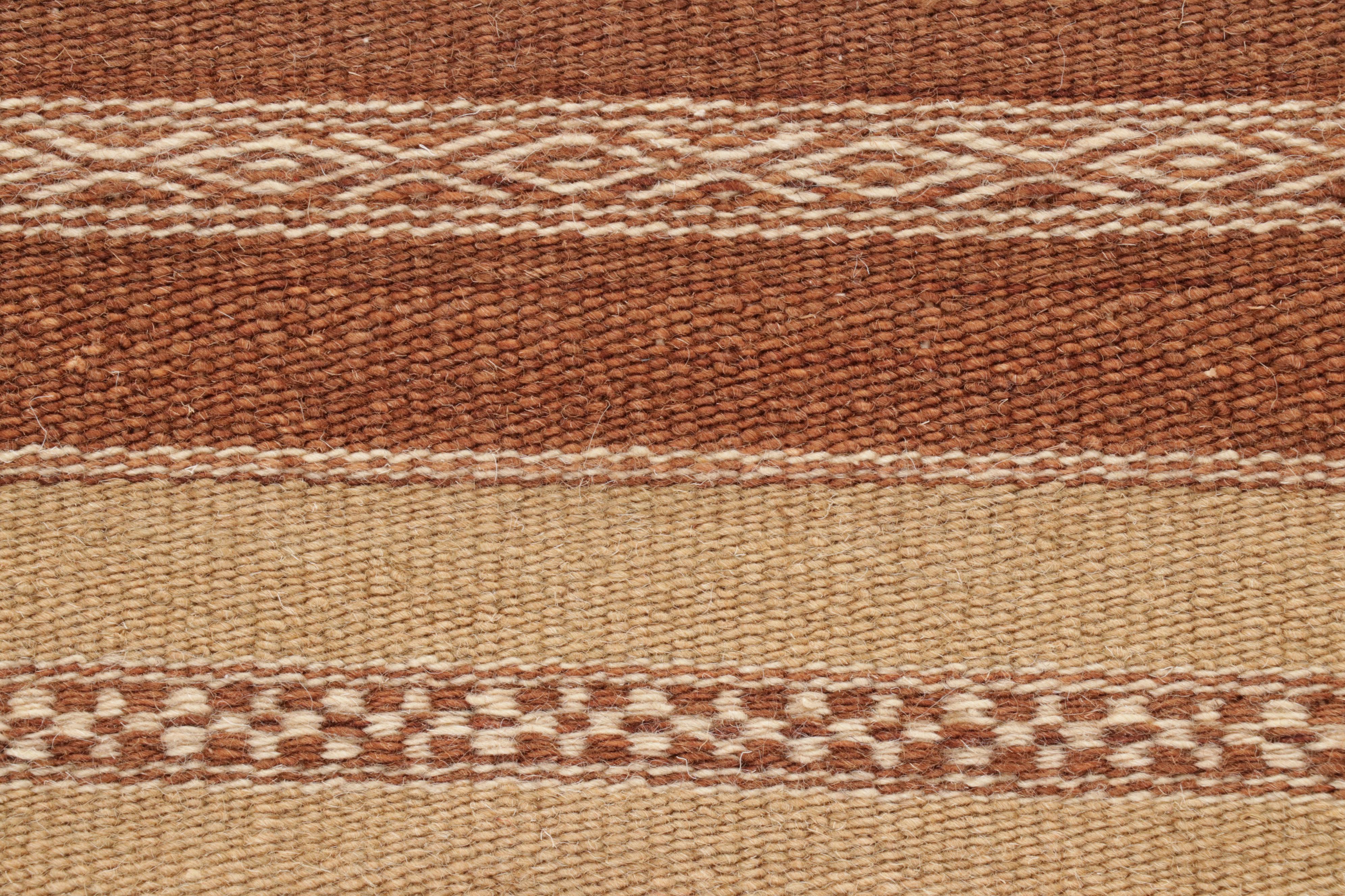 3'10 x 6' Handwoven Geometric Kilim Area Rug