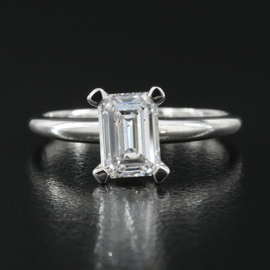 14K 1.03 CT Lab Grown Diamond Solitaire Ring