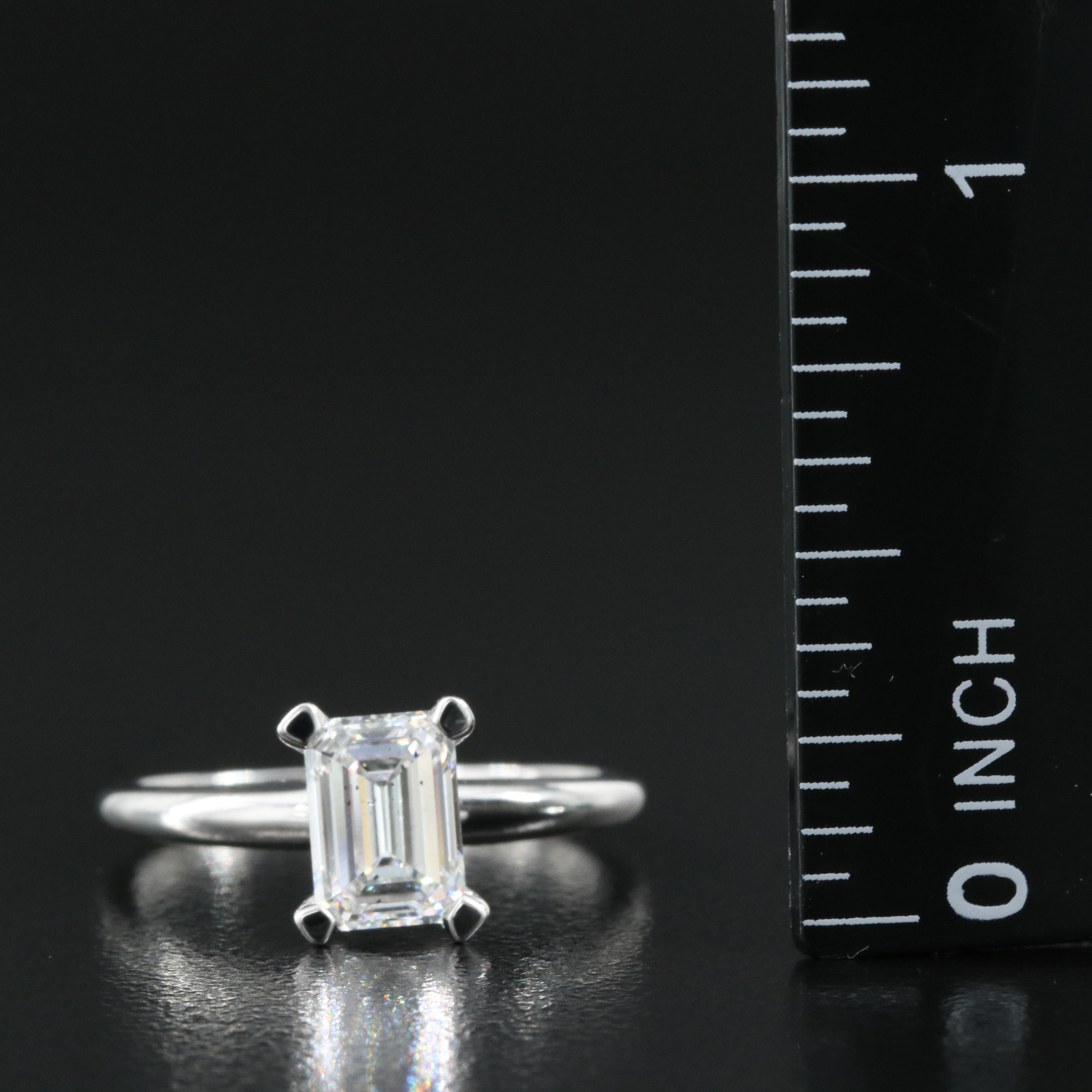 14K 1.03 CT Lab Grown Diamond Solitaire Ring