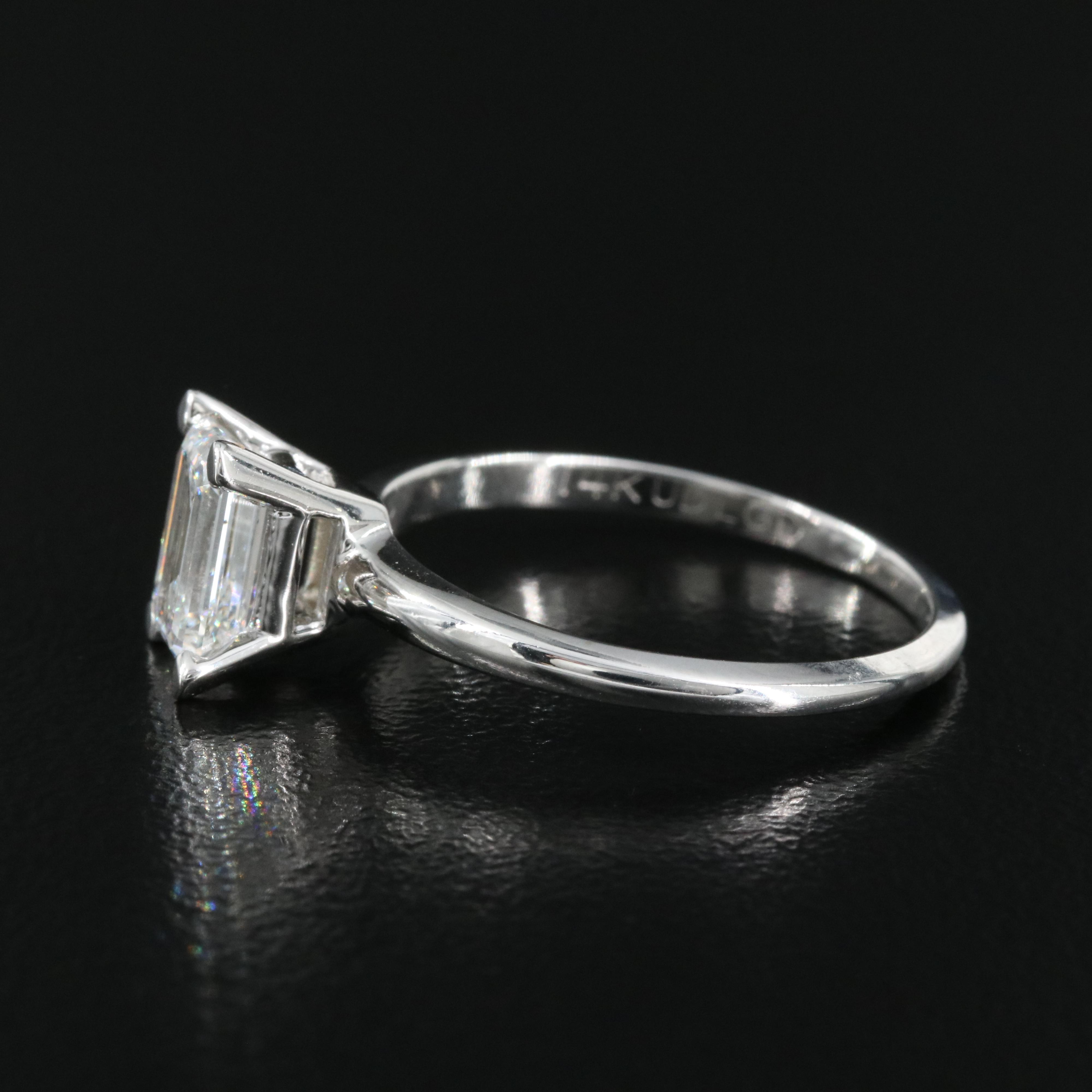 14K 1.03 CT Lab Grown Diamond Solitaire Ring