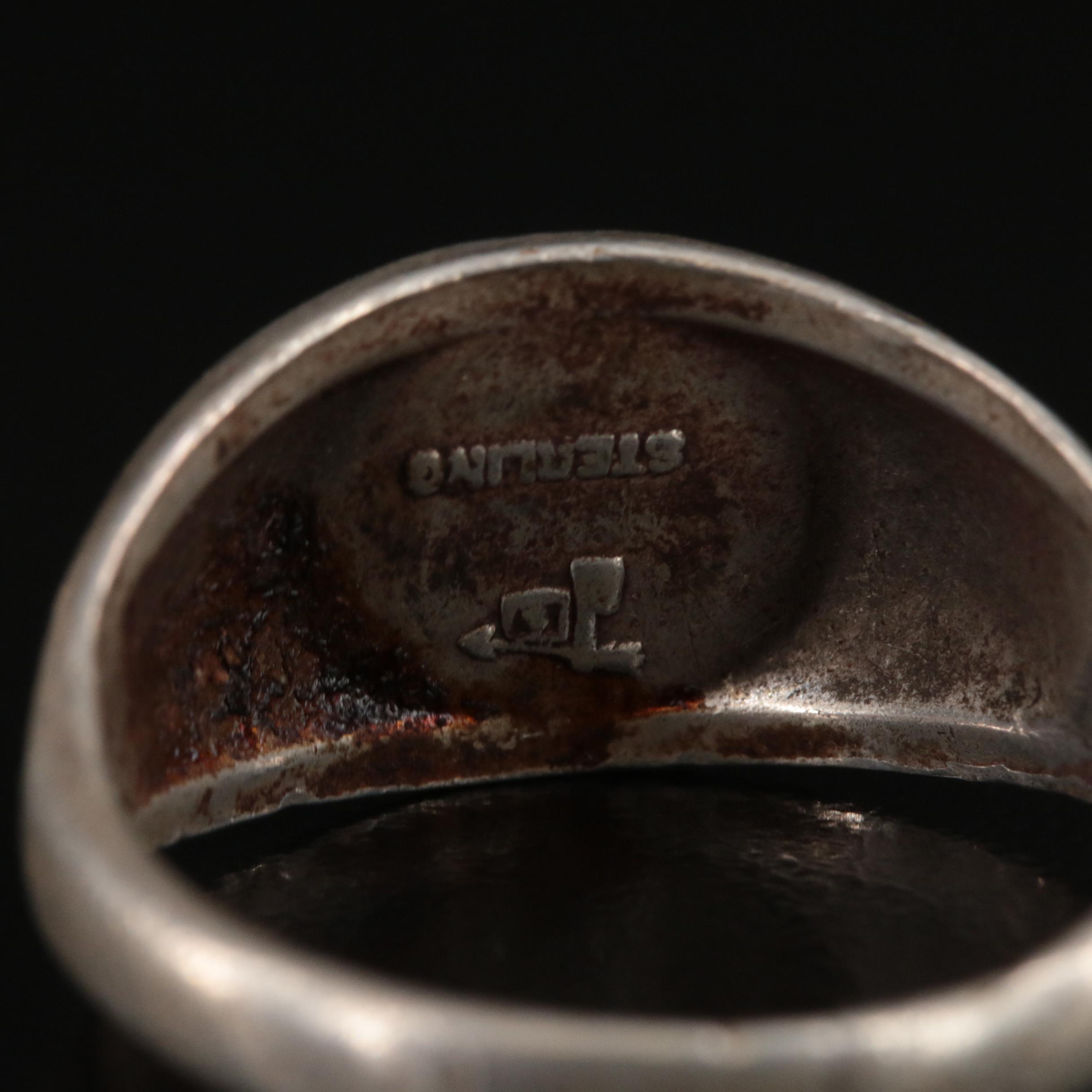 Monroe Ashley Navajo Diné Featured in Southwestern Sterling Rings