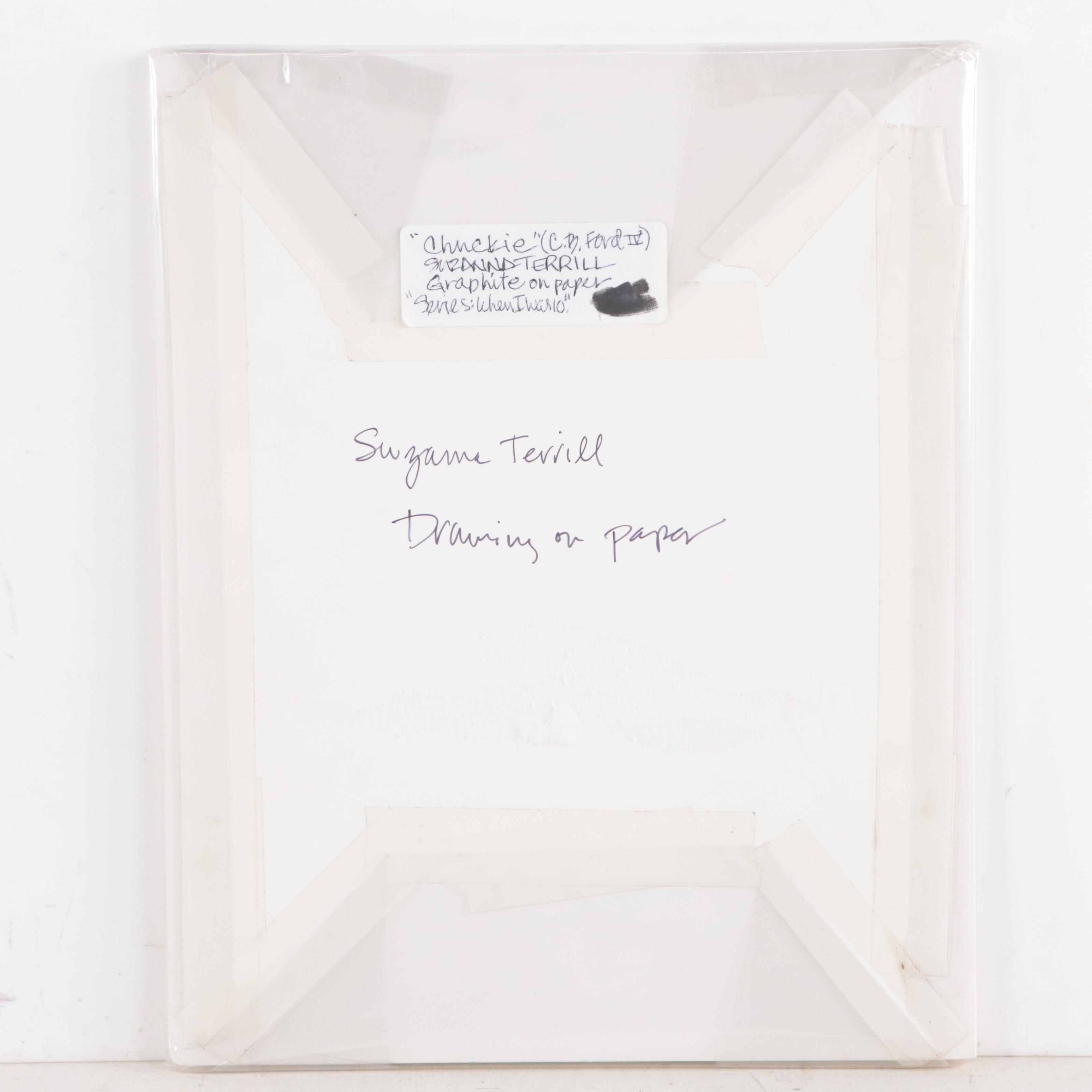 Suzanna Terrill Portrait Graphite Drawing "Chuckie"