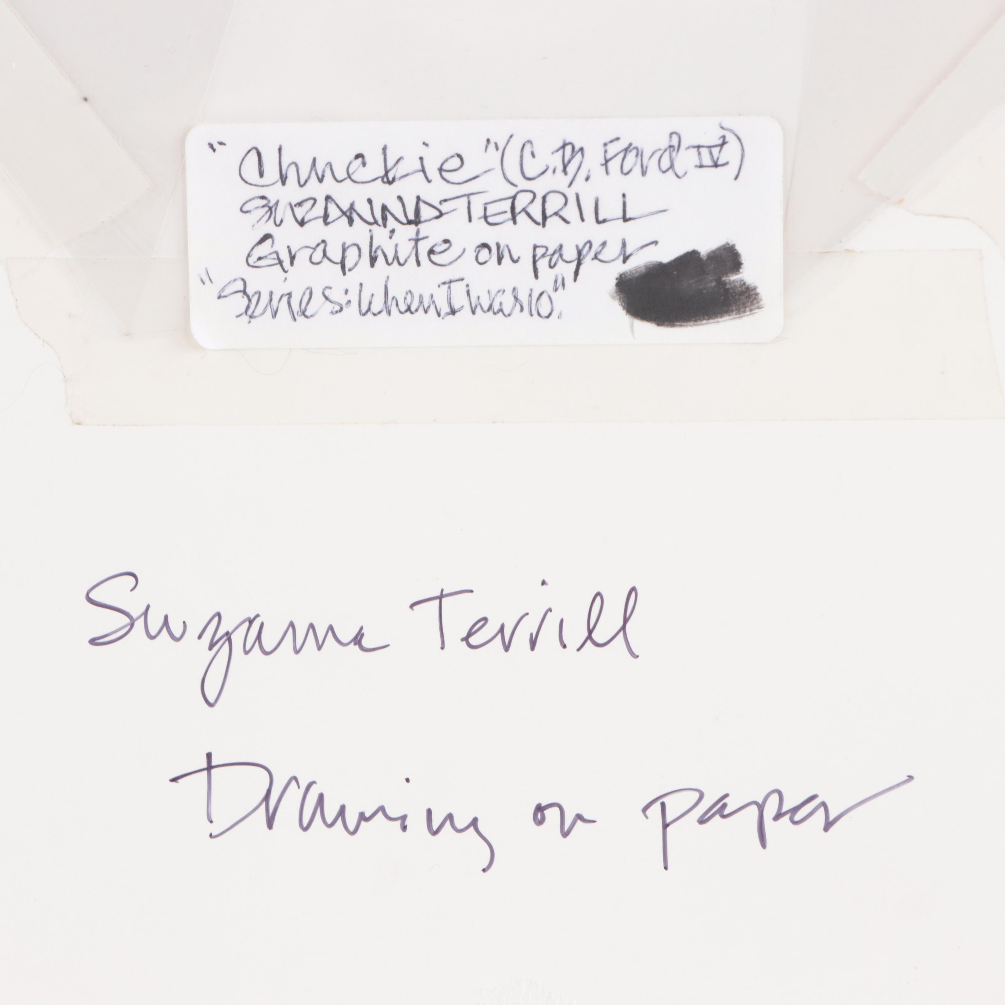 Suzanna Terrill Portrait Graphite Drawing "Chuckie"