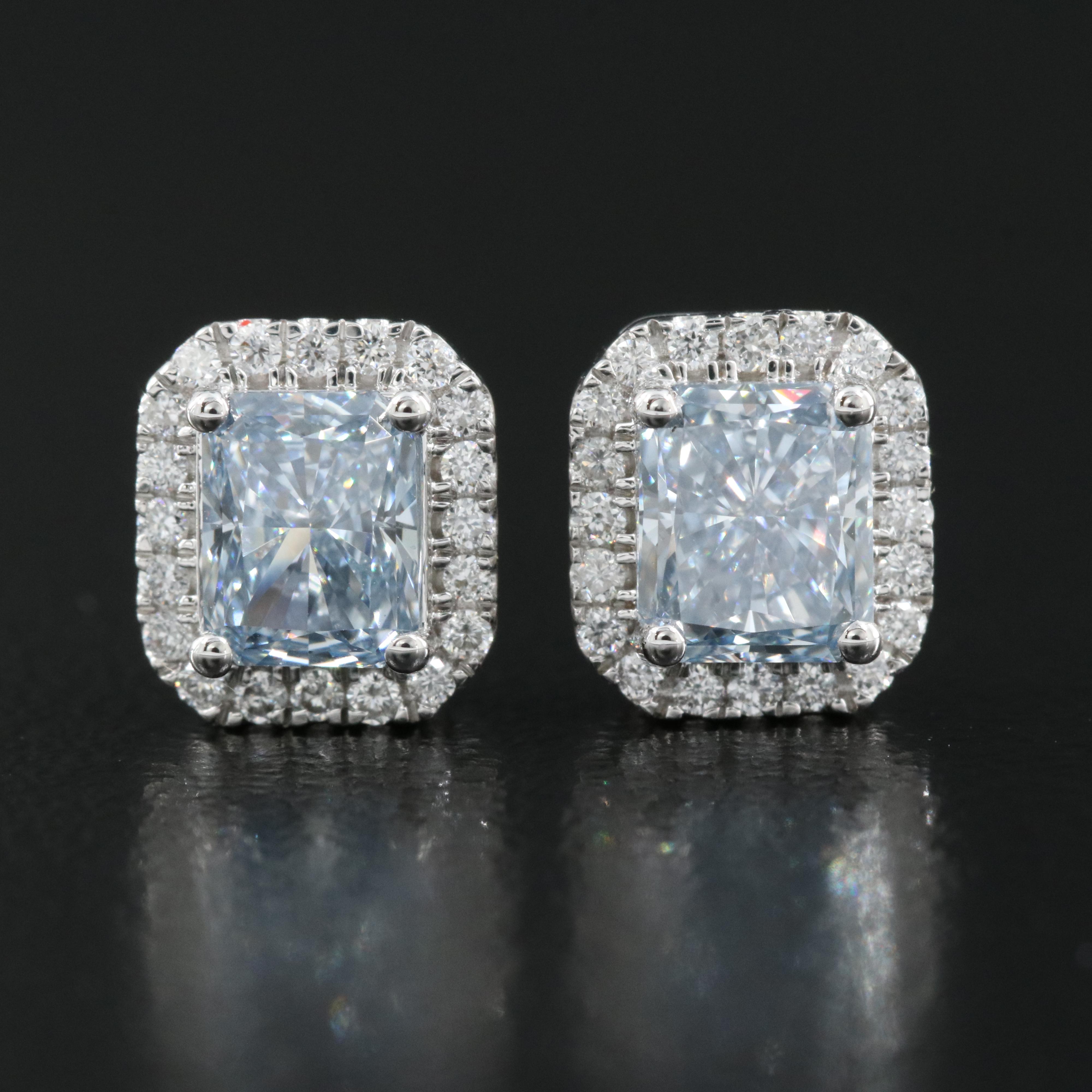 14K 1.45 CTW Lab Grown Diamond Stud Earrings