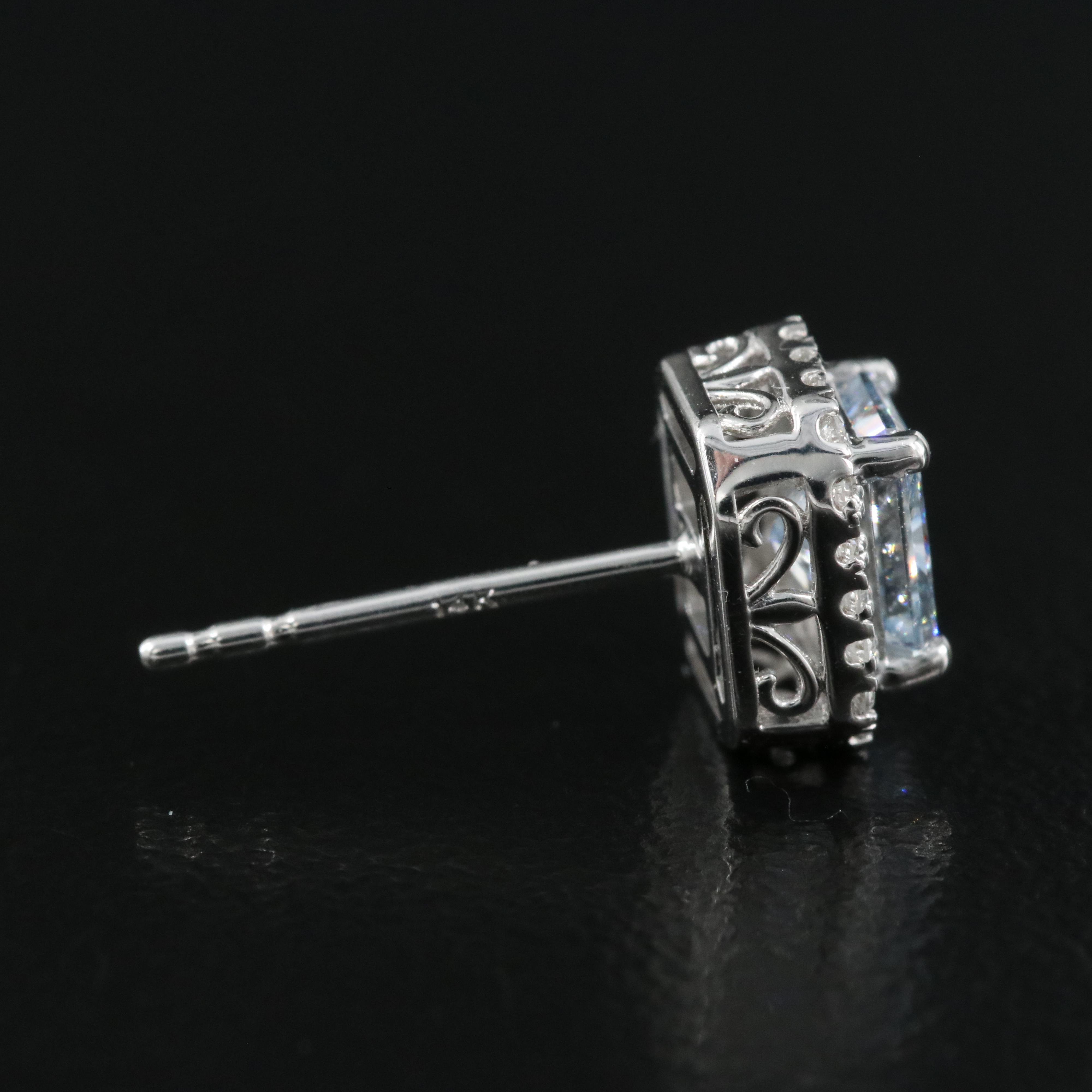 14K 1.45 CTW Lab Grown Diamond Stud Earrings