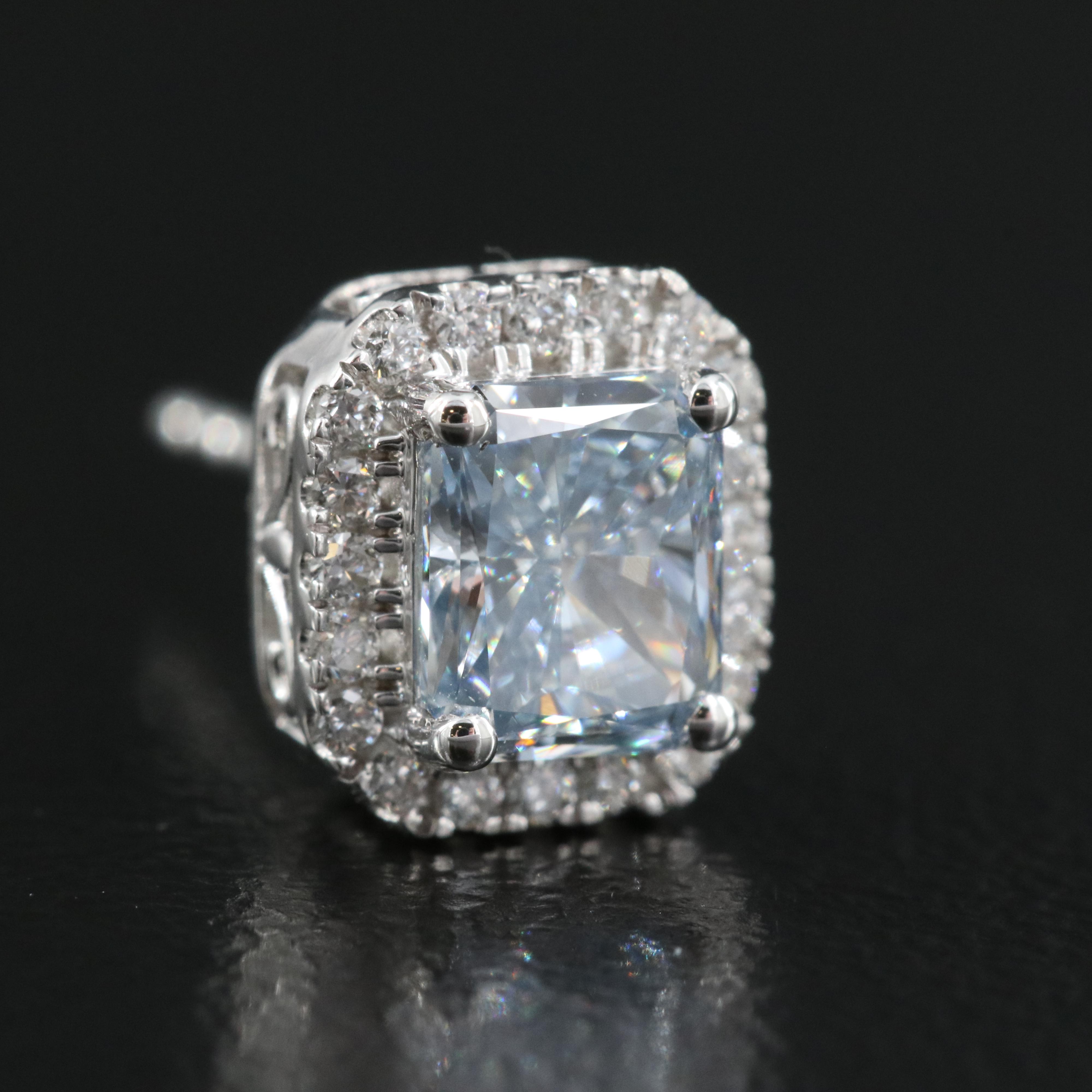 14K 1.45 CTW Lab Grown Diamond Stud Earrings