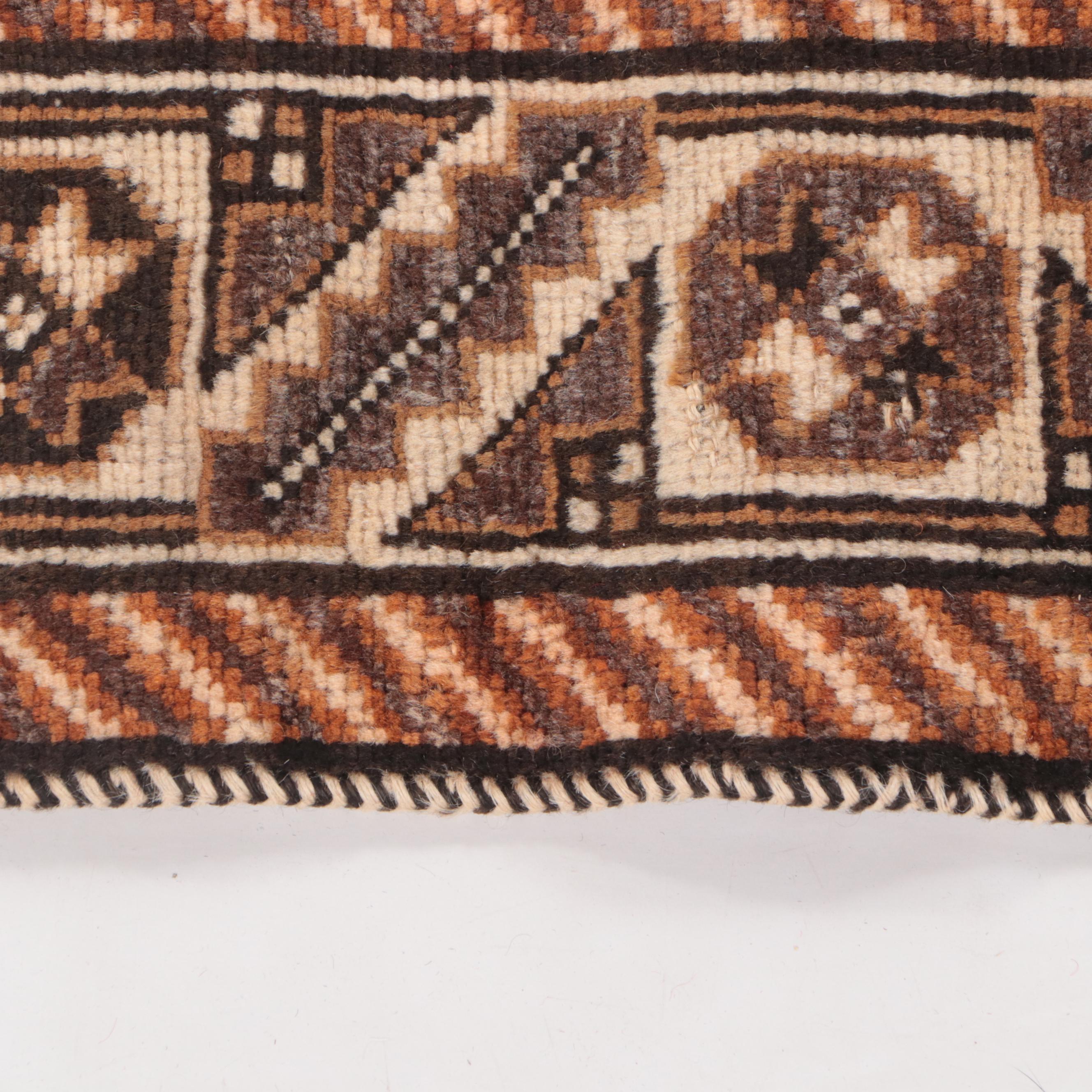 3'8 x 6'9 Hand-Knotted Persian Gabbeh Area Rug