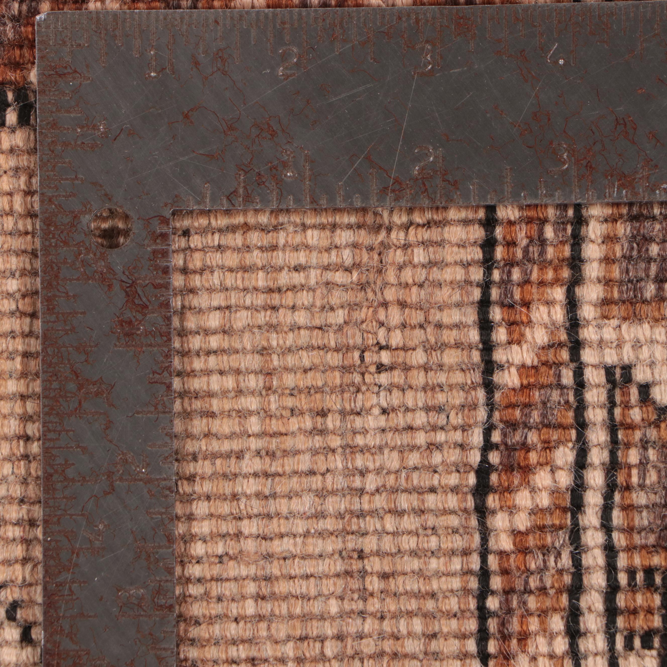 3'8 x 6'9 Hand-Knotted Persian Gabbeh Area Rug