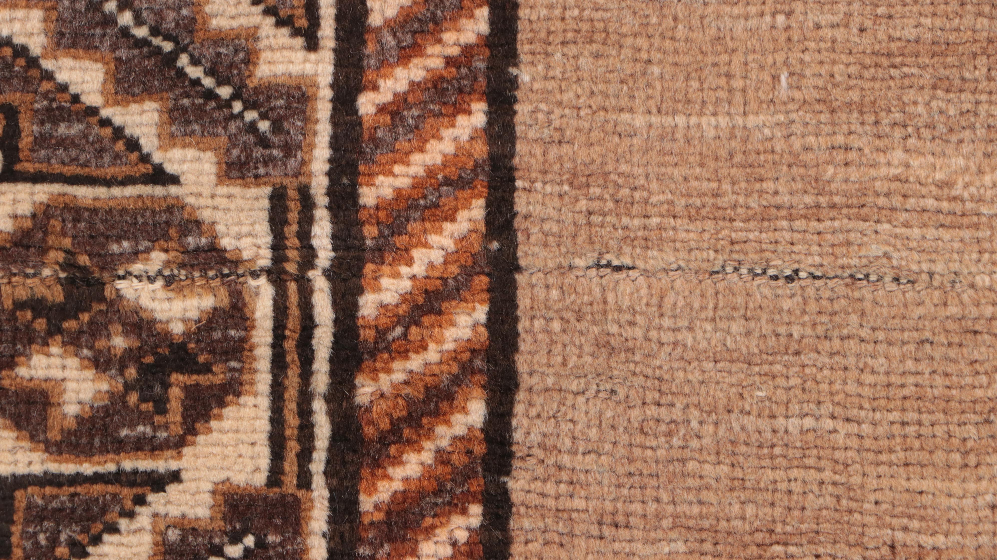 3'8 x 6'9 Hand-Knotted Persian Gabbeh Area Rug