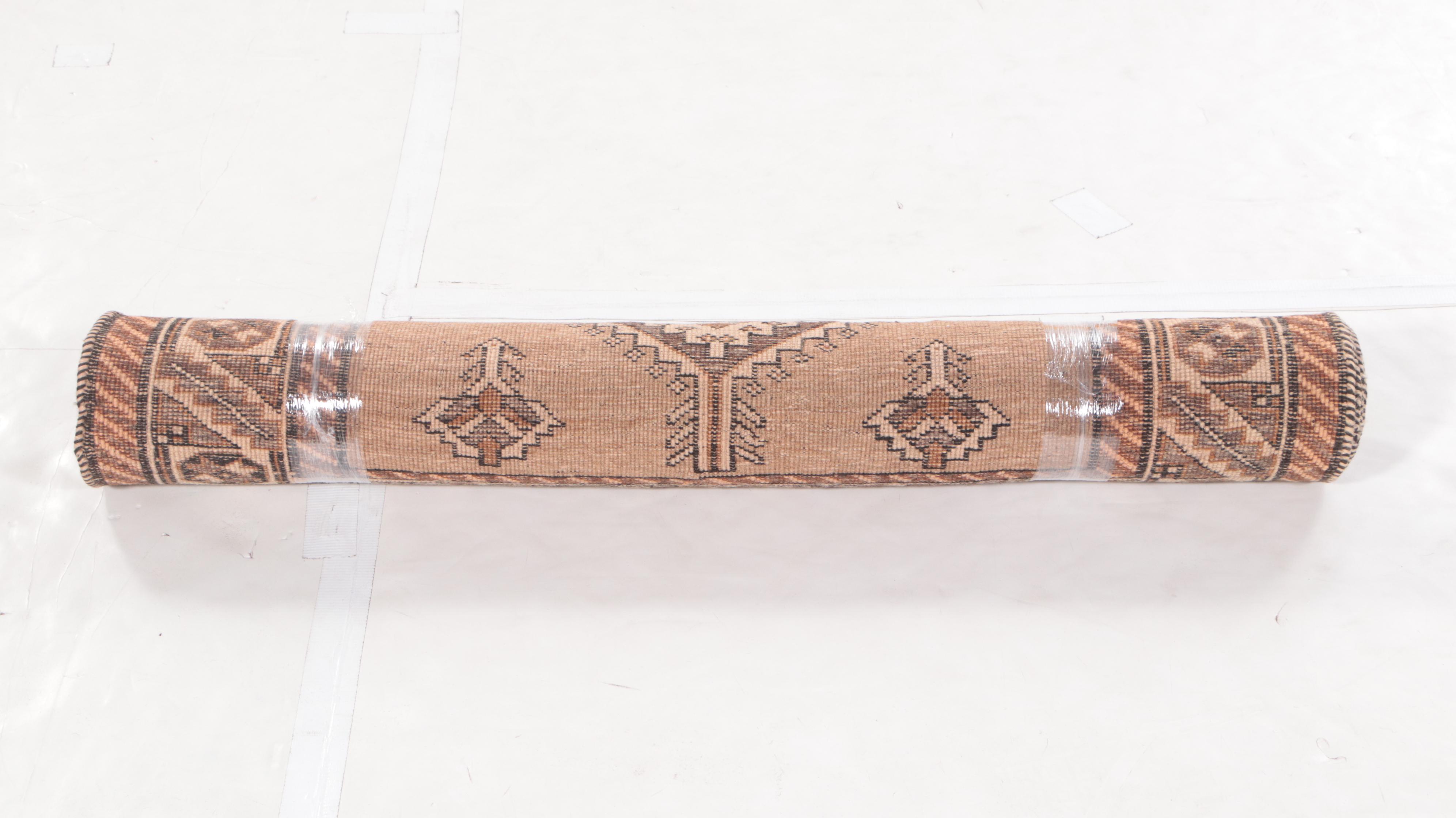 3'8 x 6'9 Hand-Knotted Persian Gabbeh Area Rug