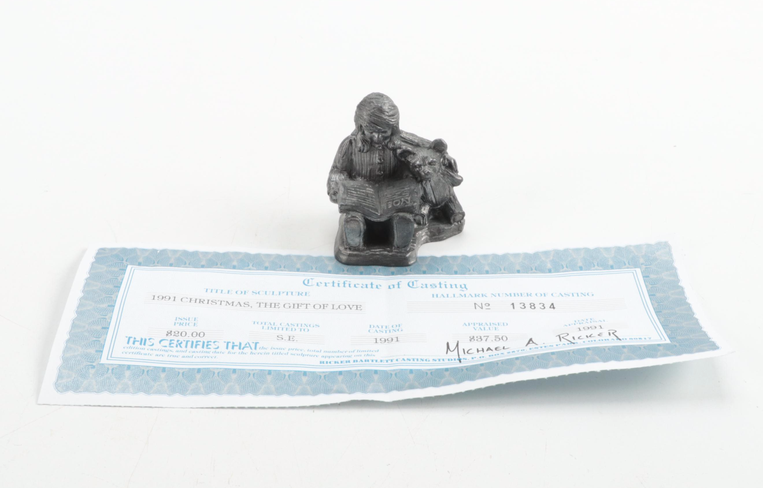 Michael A Ricker Pewter Figurines