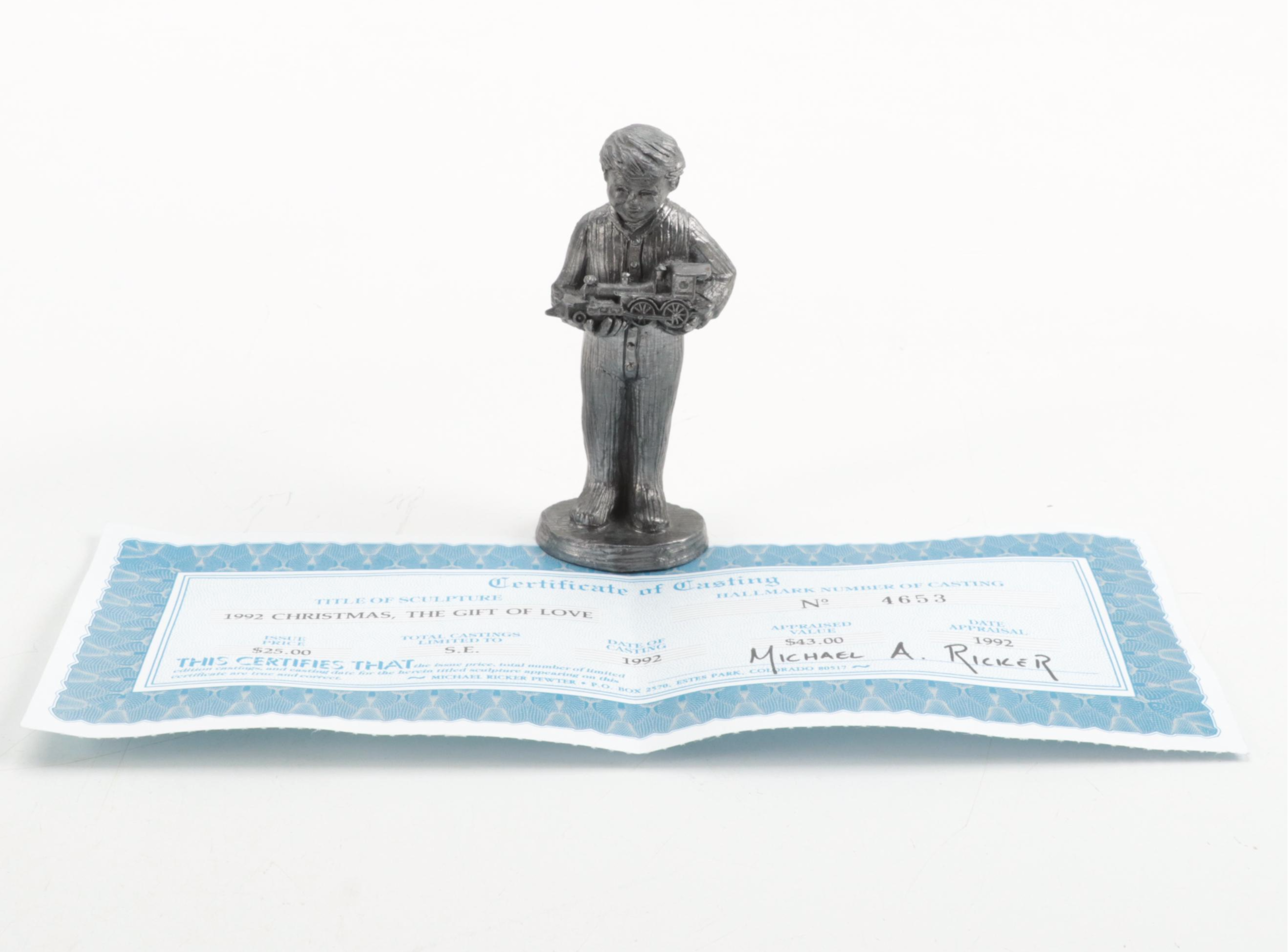 Michael A Ricker Pewter Figurines