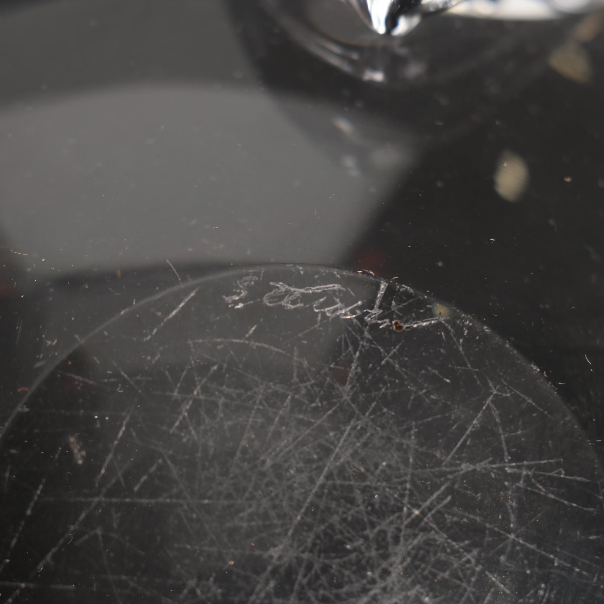 Steuben Glass "Calyx" Bowl and Ashtrays, Mid to Late 20th Century