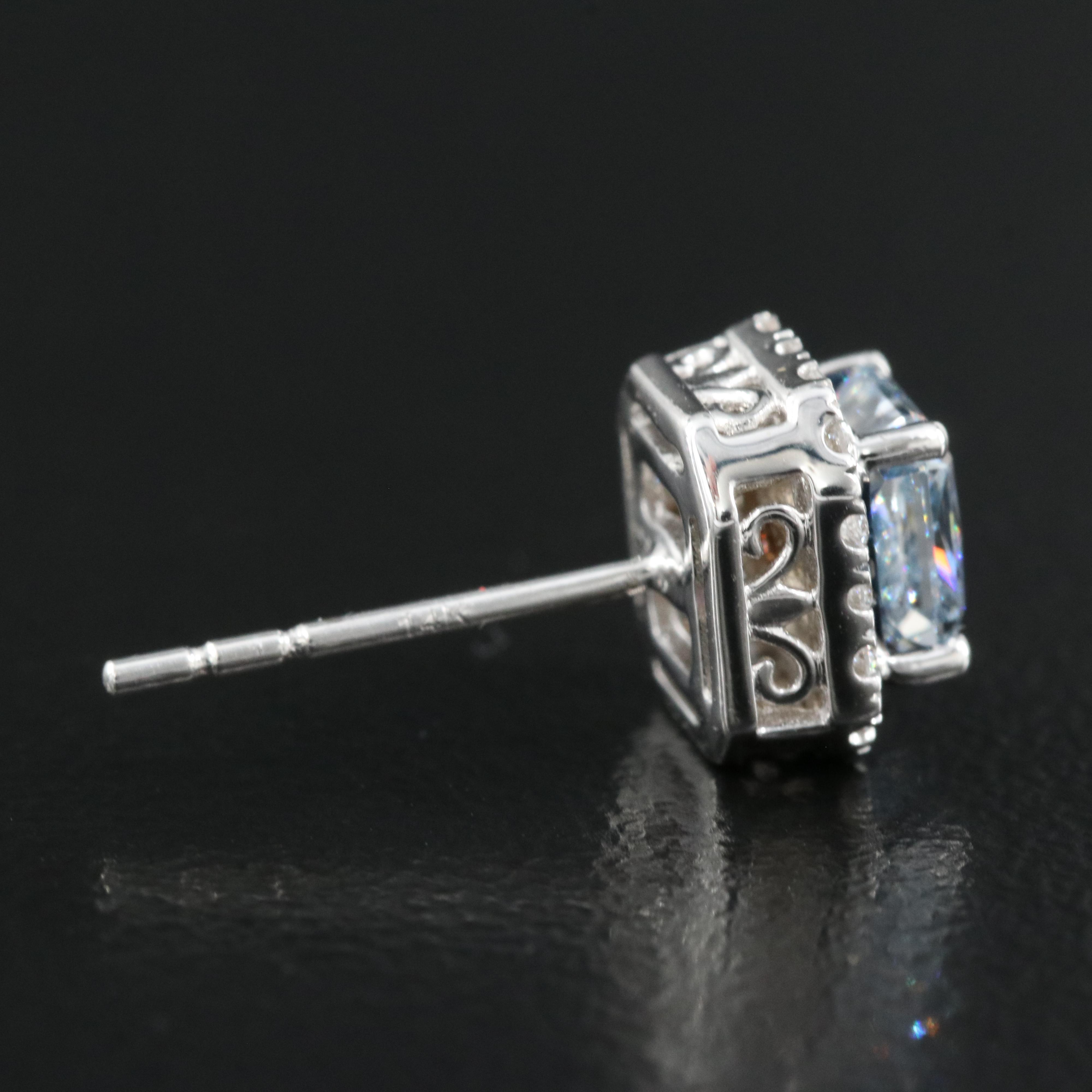 14K 1.33 CTW Lab Grown Diamond Stud Earrings