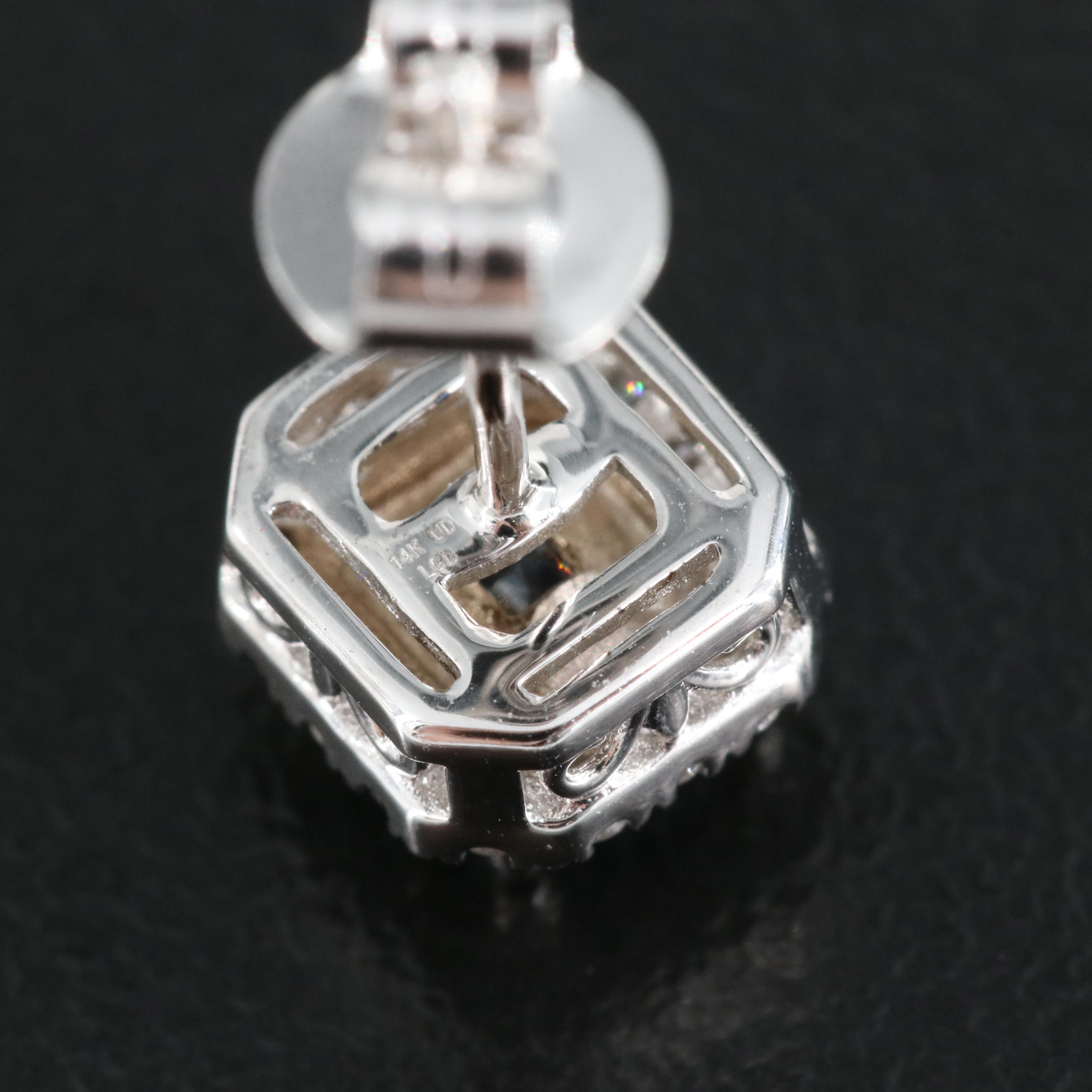 14K 1.33 CTW Lab Grown Diamond Stud Earrings