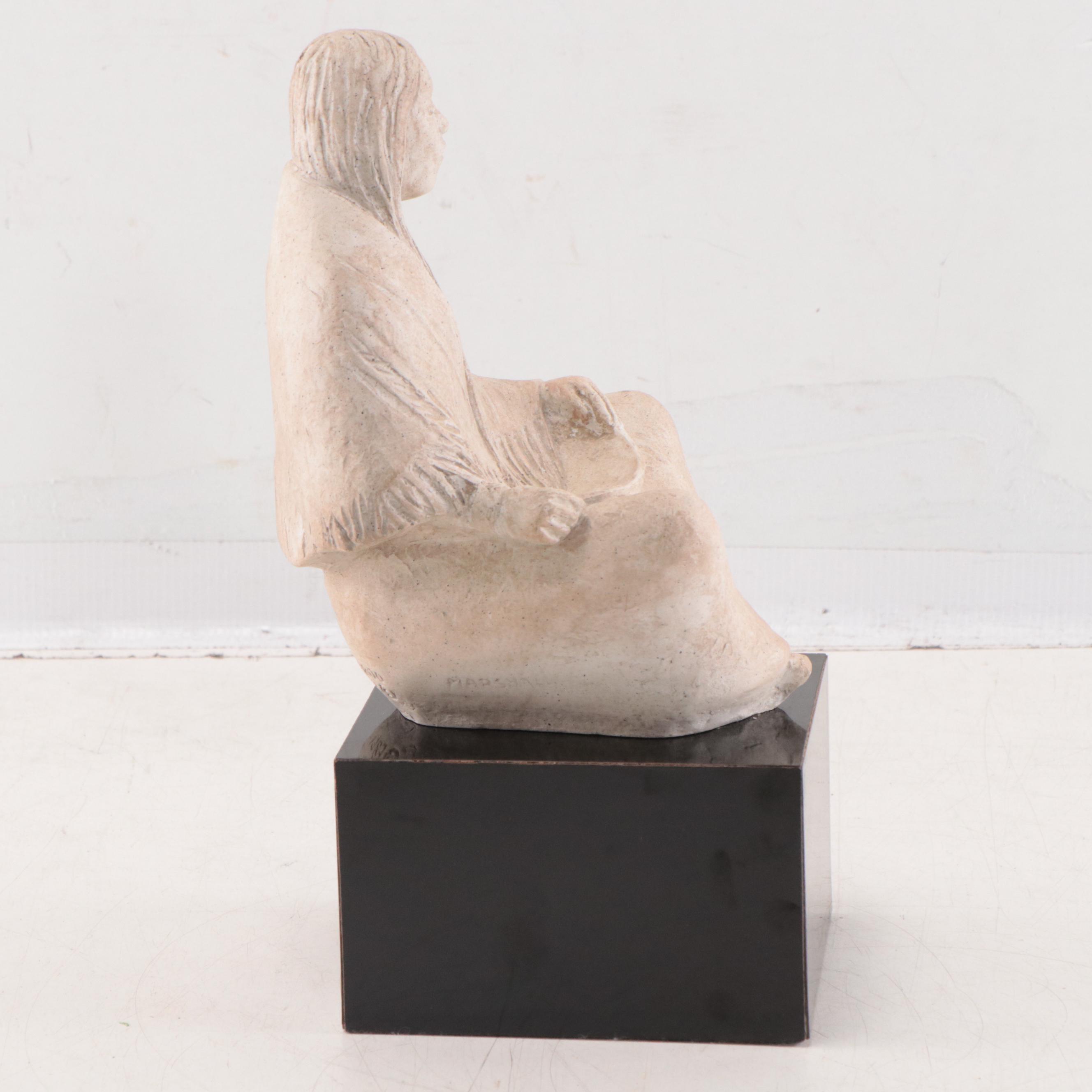 Austin Productions, Inc. Plaster Sculpture After Marshall Acoma "Madre Tierra"