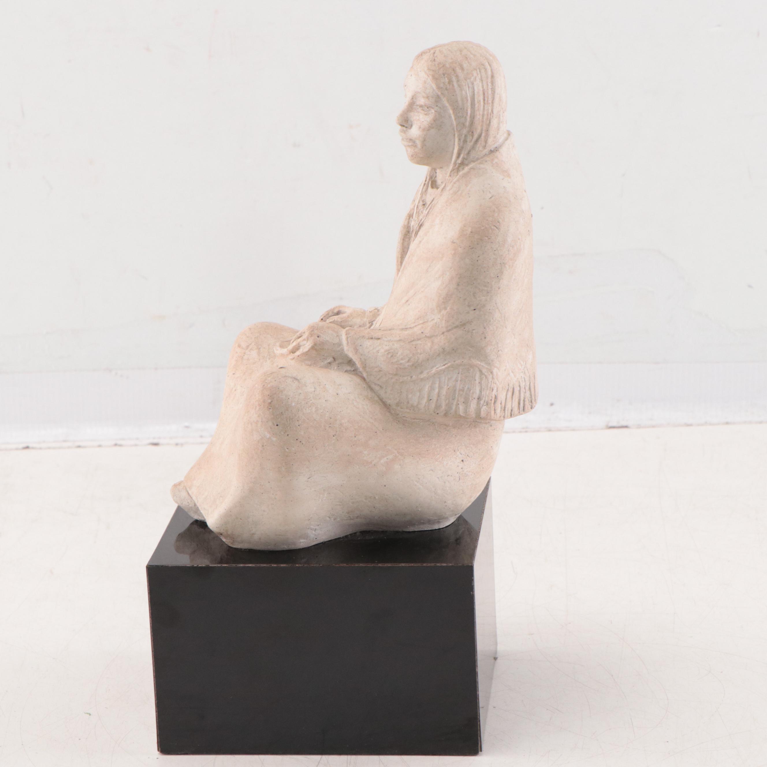 Austin Productions, Inc. Plaster Sculpture After Marshall Acoma "Madre Tierra"