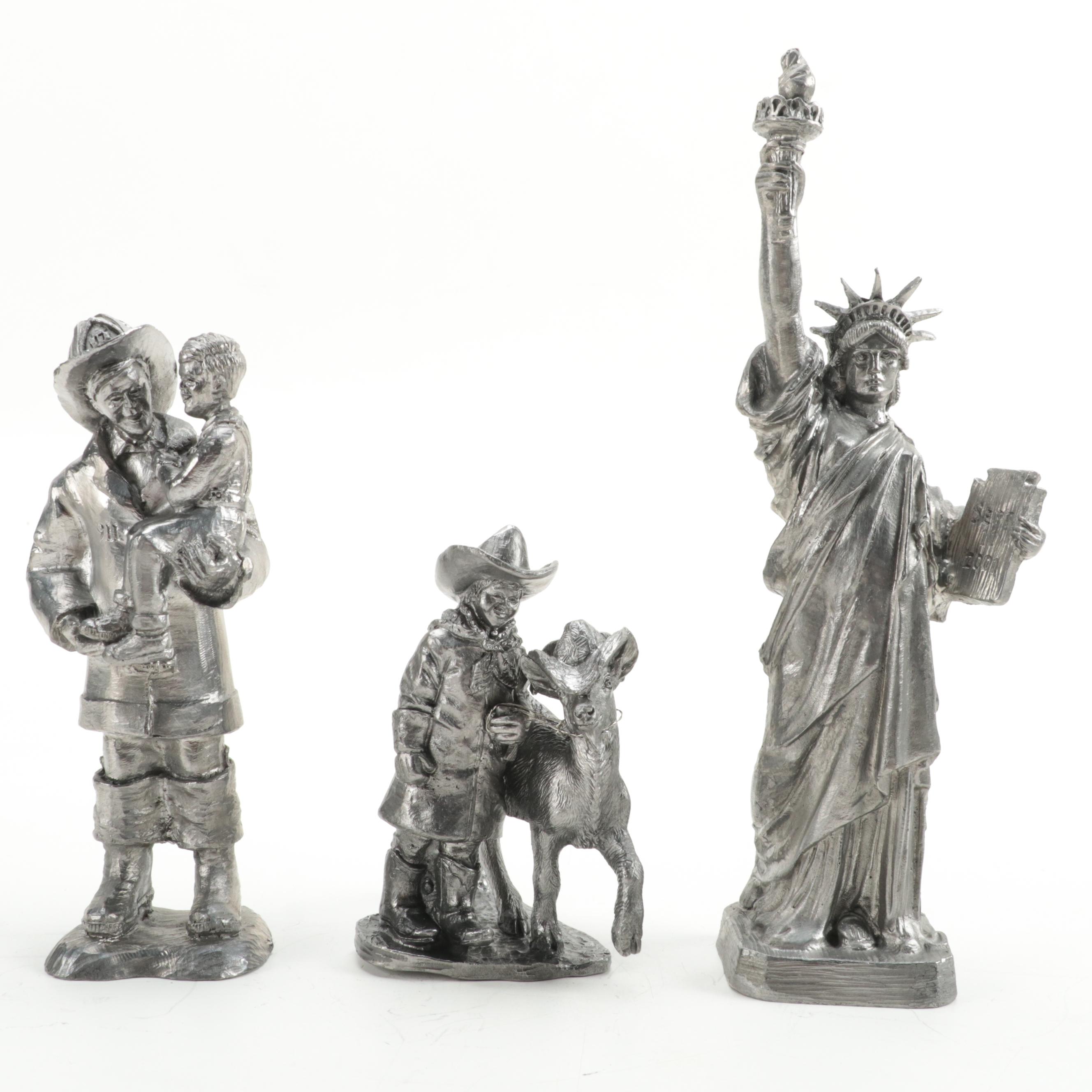 Michael A Ricker Pewter Figurines