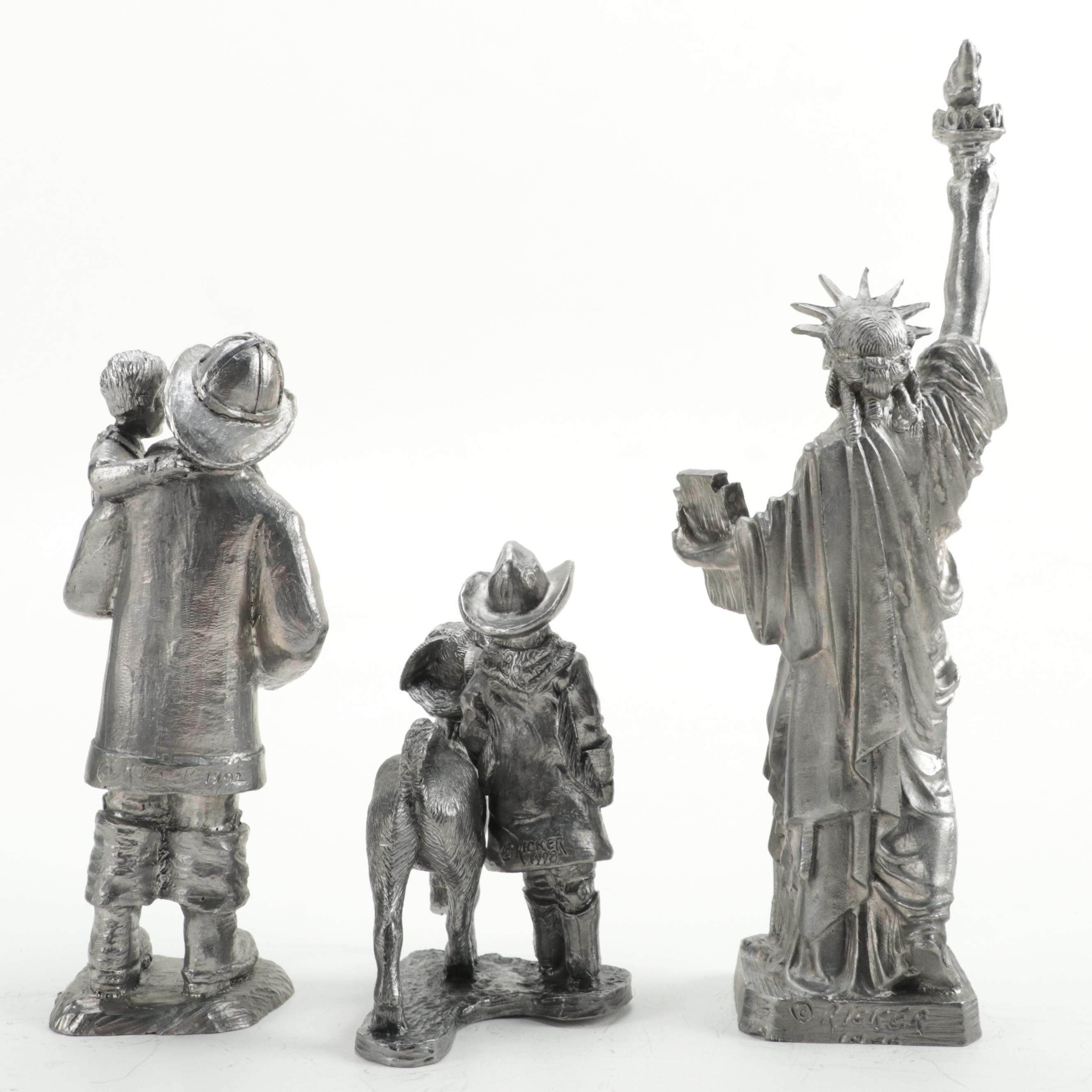 Michael A Ricker Pewter Figurines