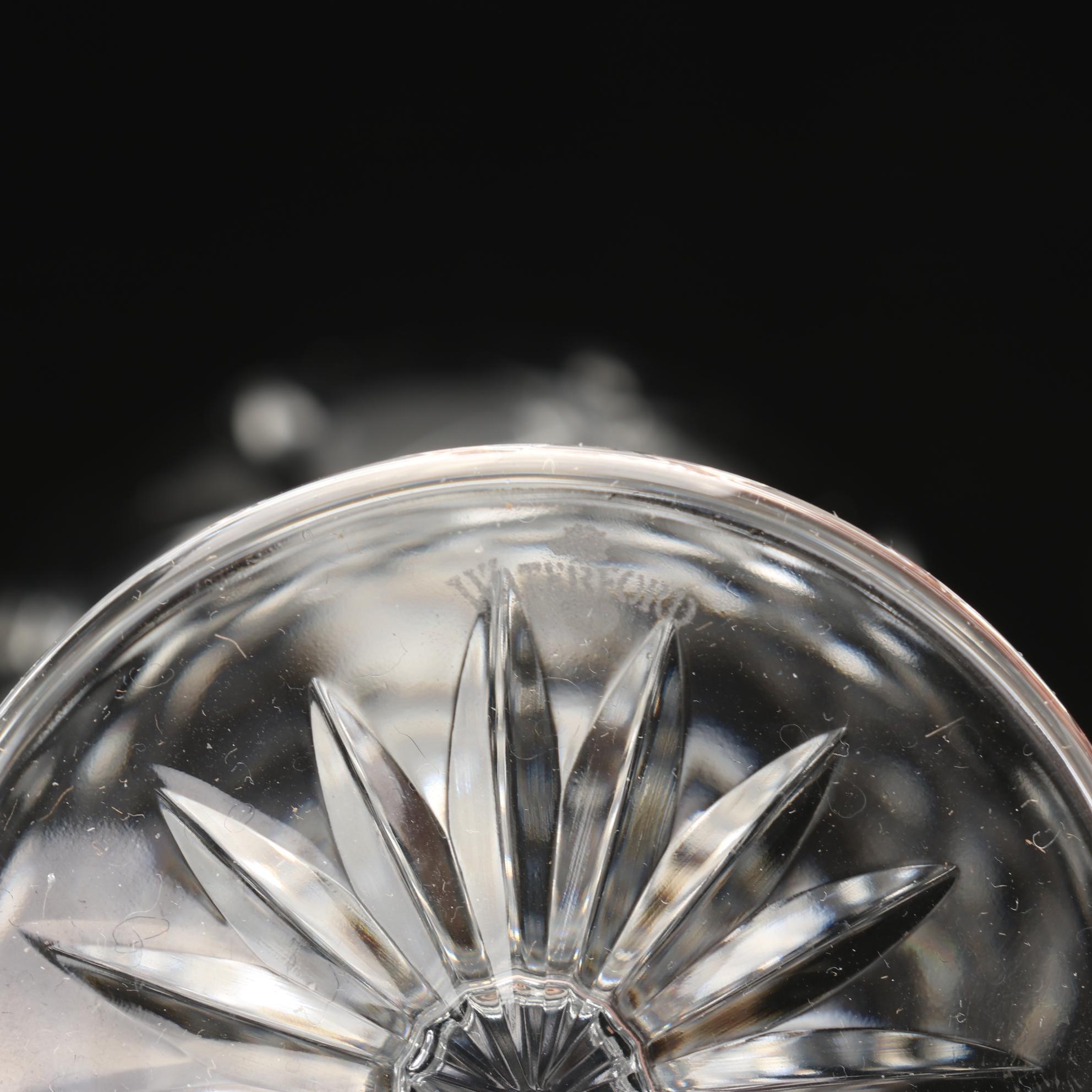 Waterford Crystal "Lismore" Wine Glasses, Late 20th Century