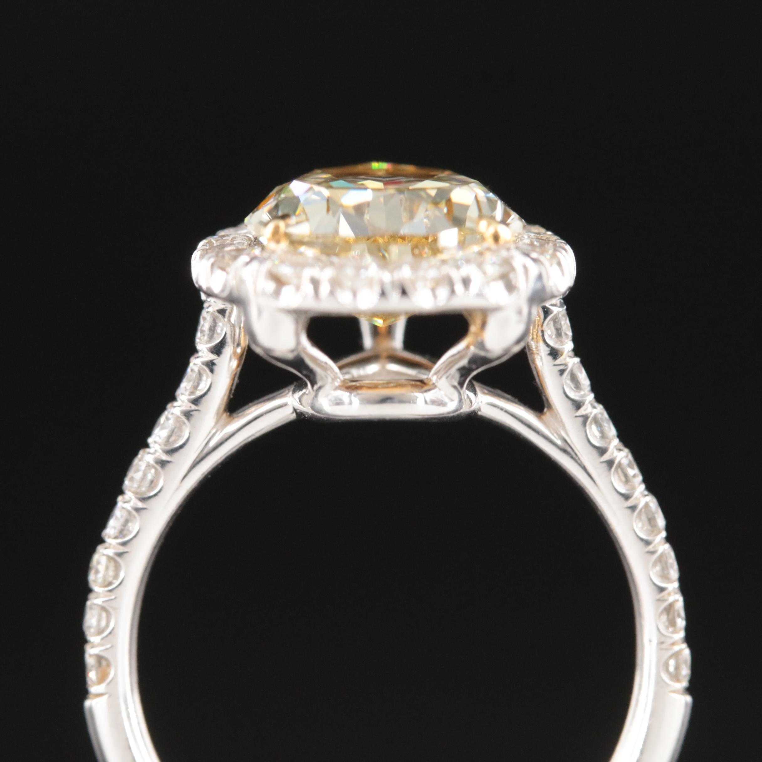 18K 4.25 CTW Diamond Teardrop Ring