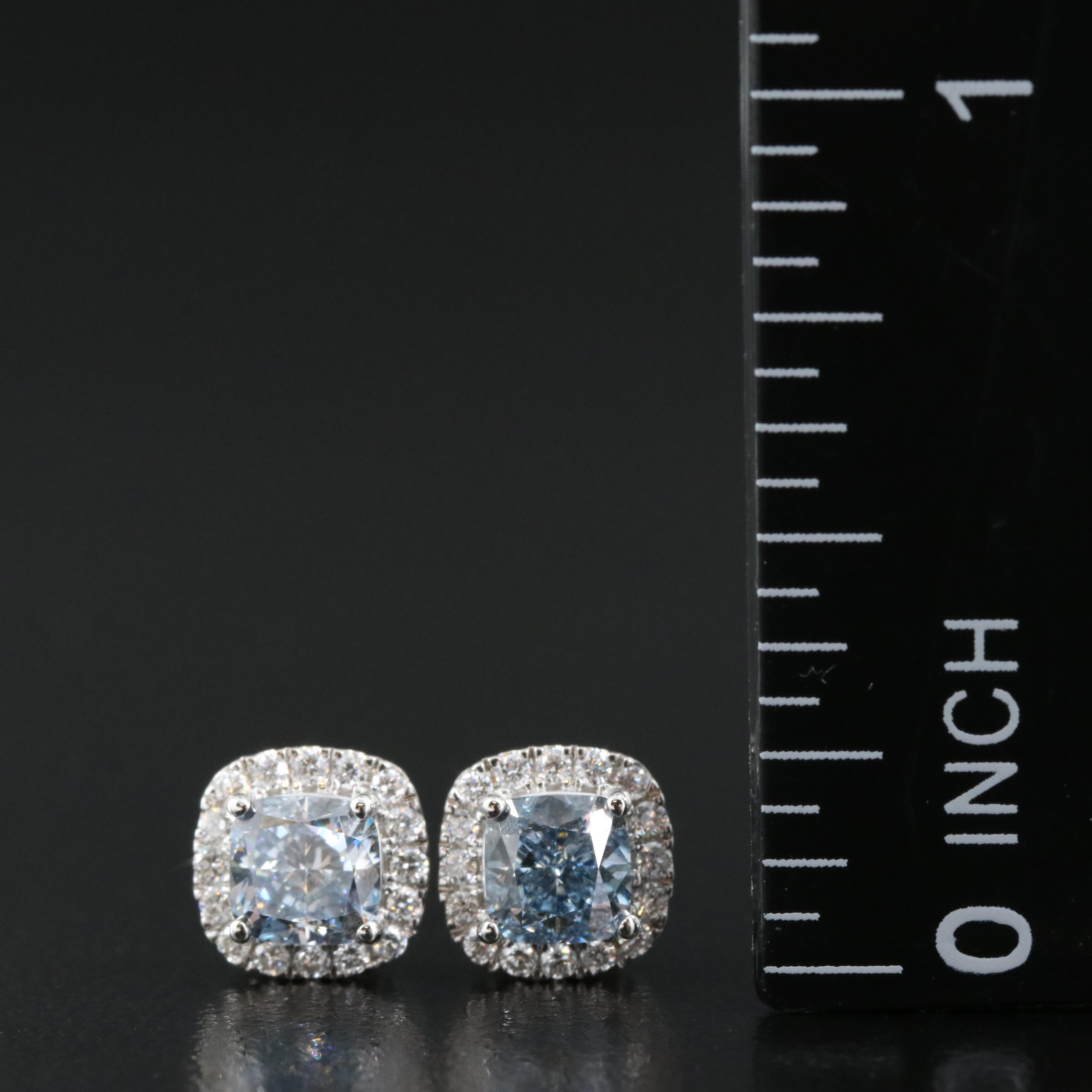 14K 1.06 CTW Lab Grown Diamond Stud Earrings