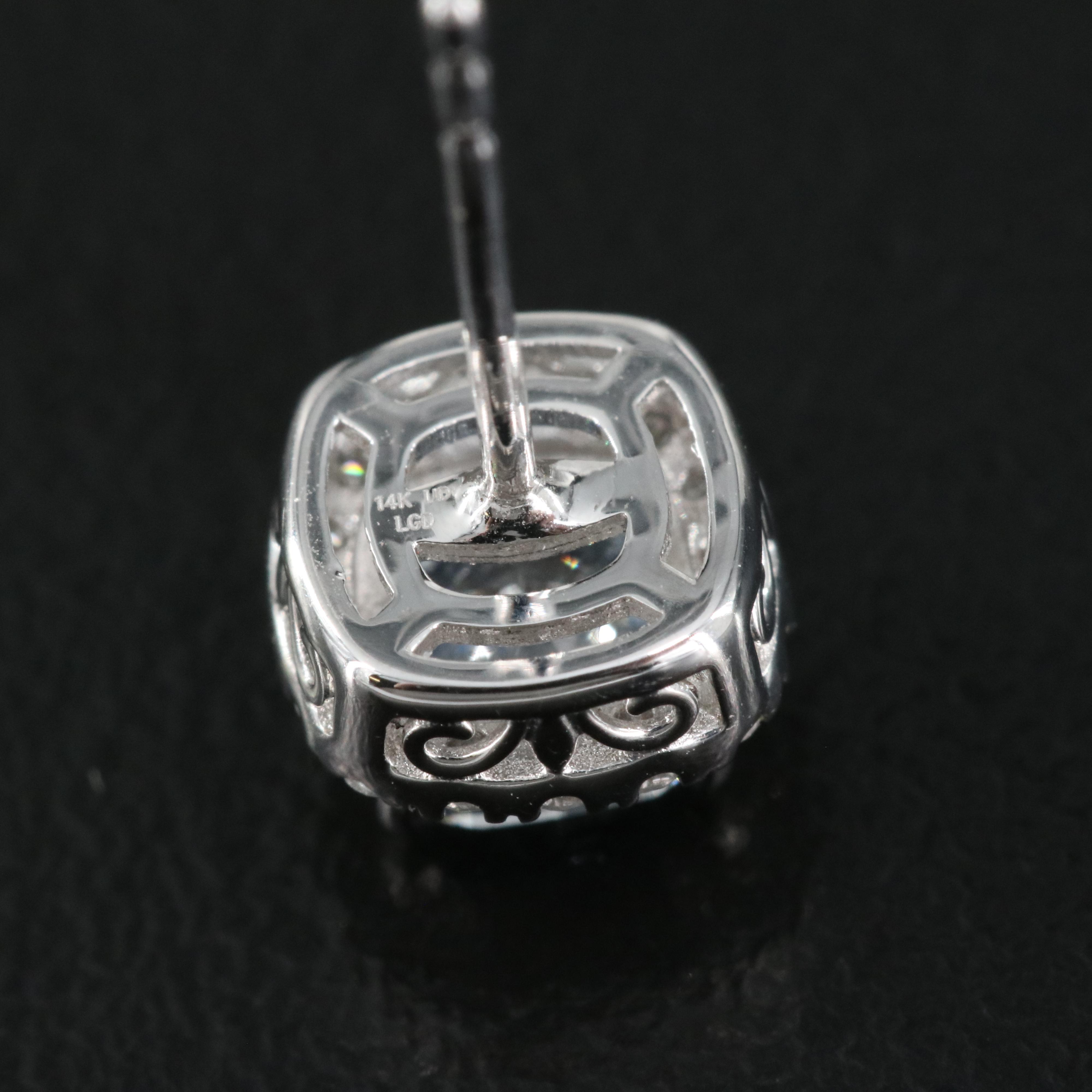 14K 1.06 CTW Lab Grown Diamond Stud Earrings