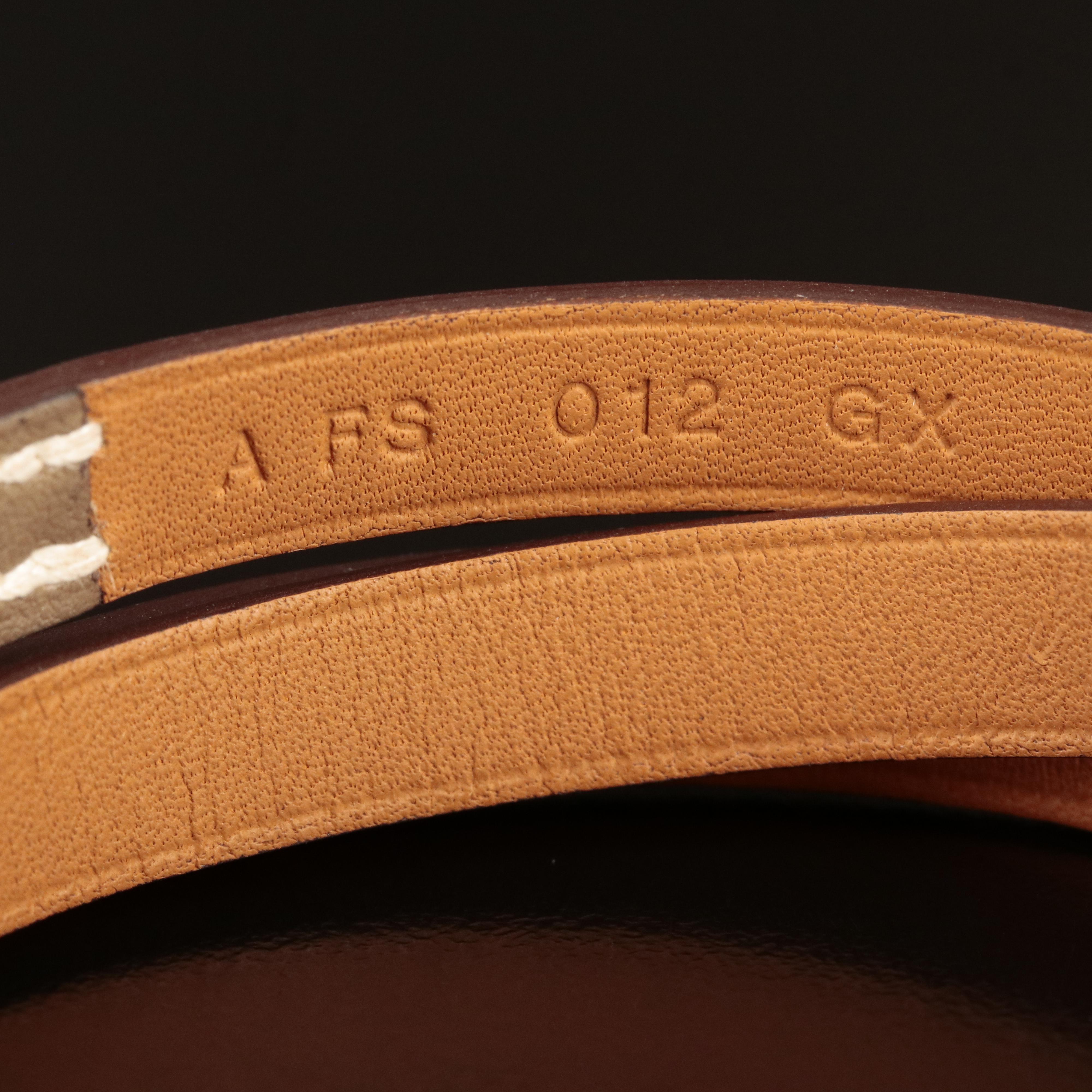Hermès Hapi 3 Bracelet in Evercalf Leather