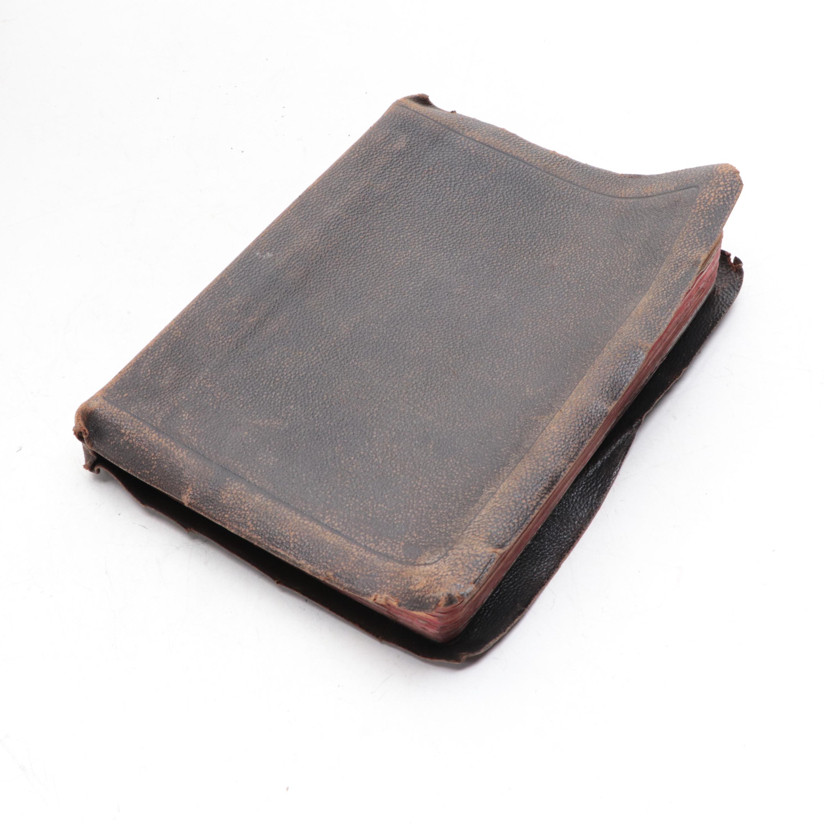 Leather and Cloth Bound Holy Bibles, Early to Mid-20th Century