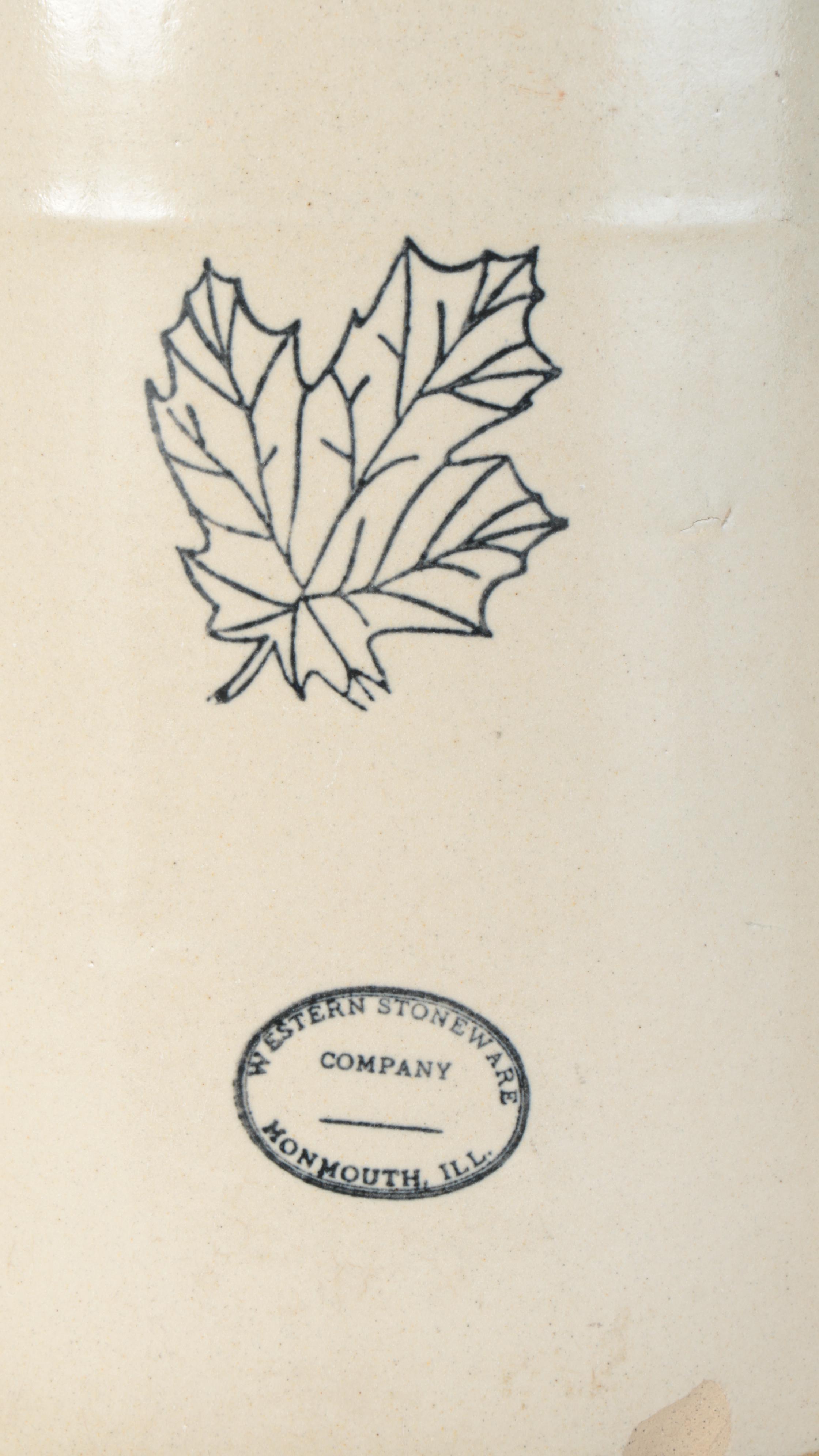 Western Stoneware Co. Five-Gallon Butter Churn with Dip Glazed Stoneware Crock