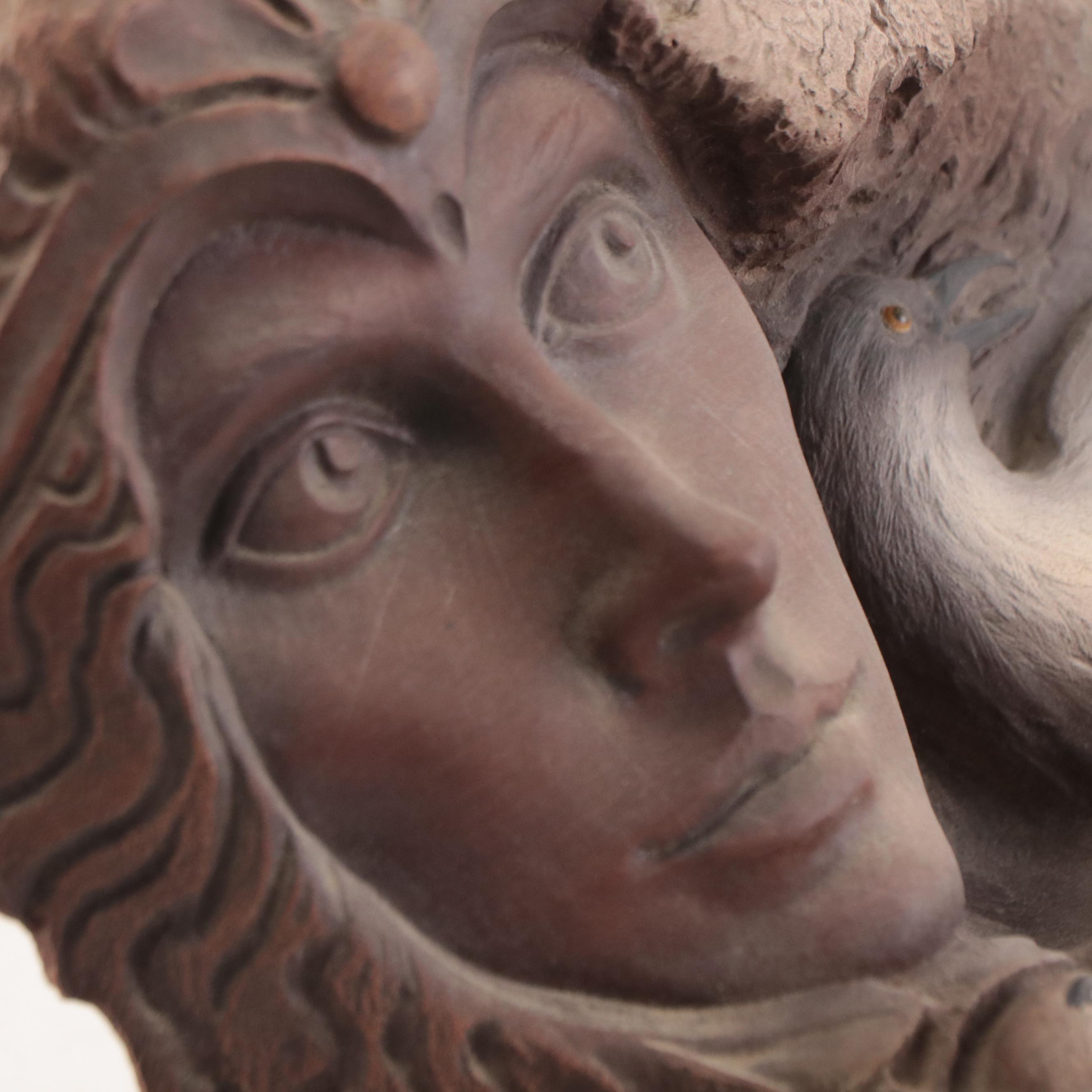 Rick Cain Resin Sculpture "Featherview," Circa 1975