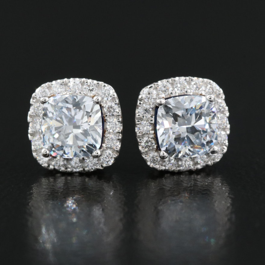 14K 1.71 CTW Lab Grown Diamond Stud Earrings