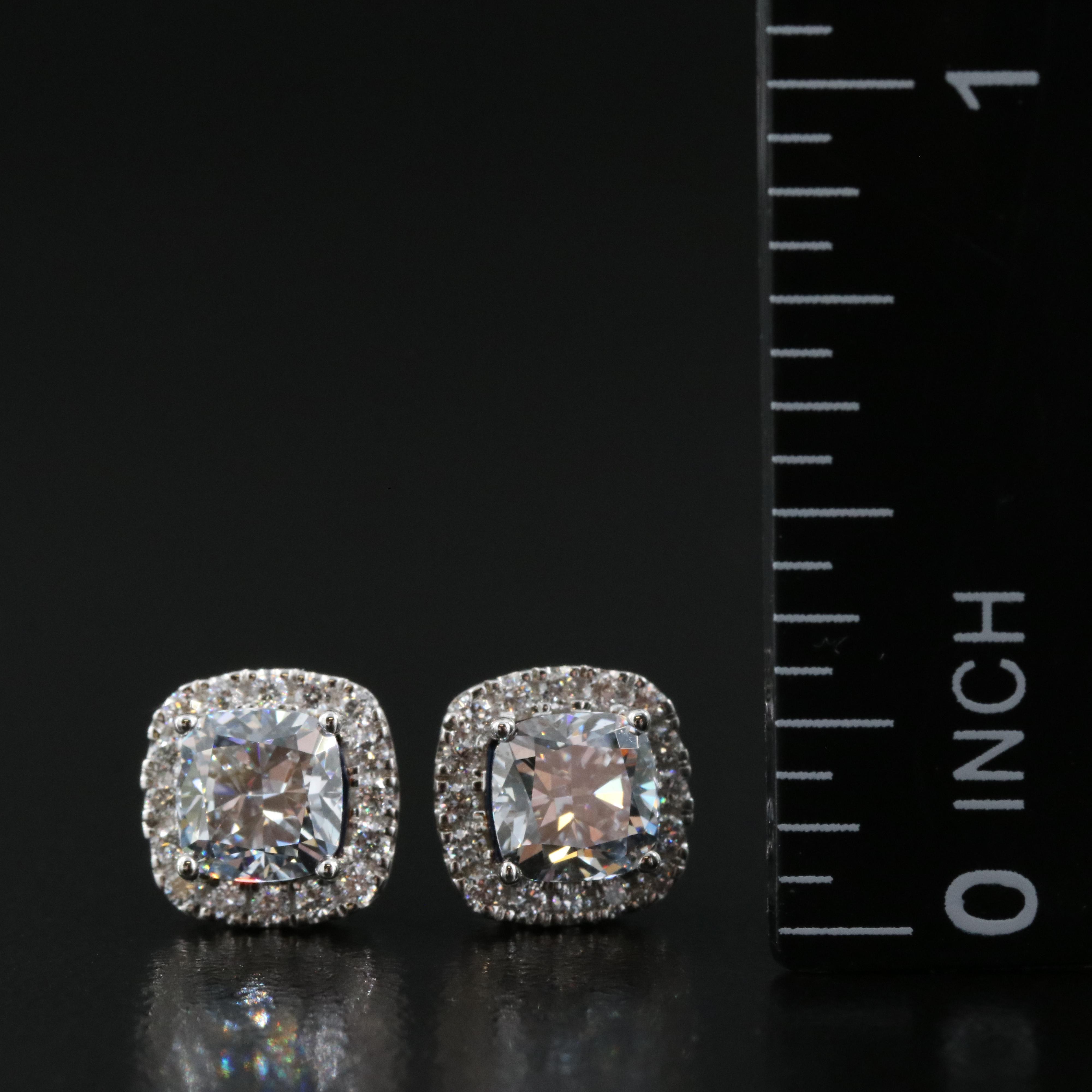 14K 1.71 CTW Lab Grown Diamond Stud Earrings