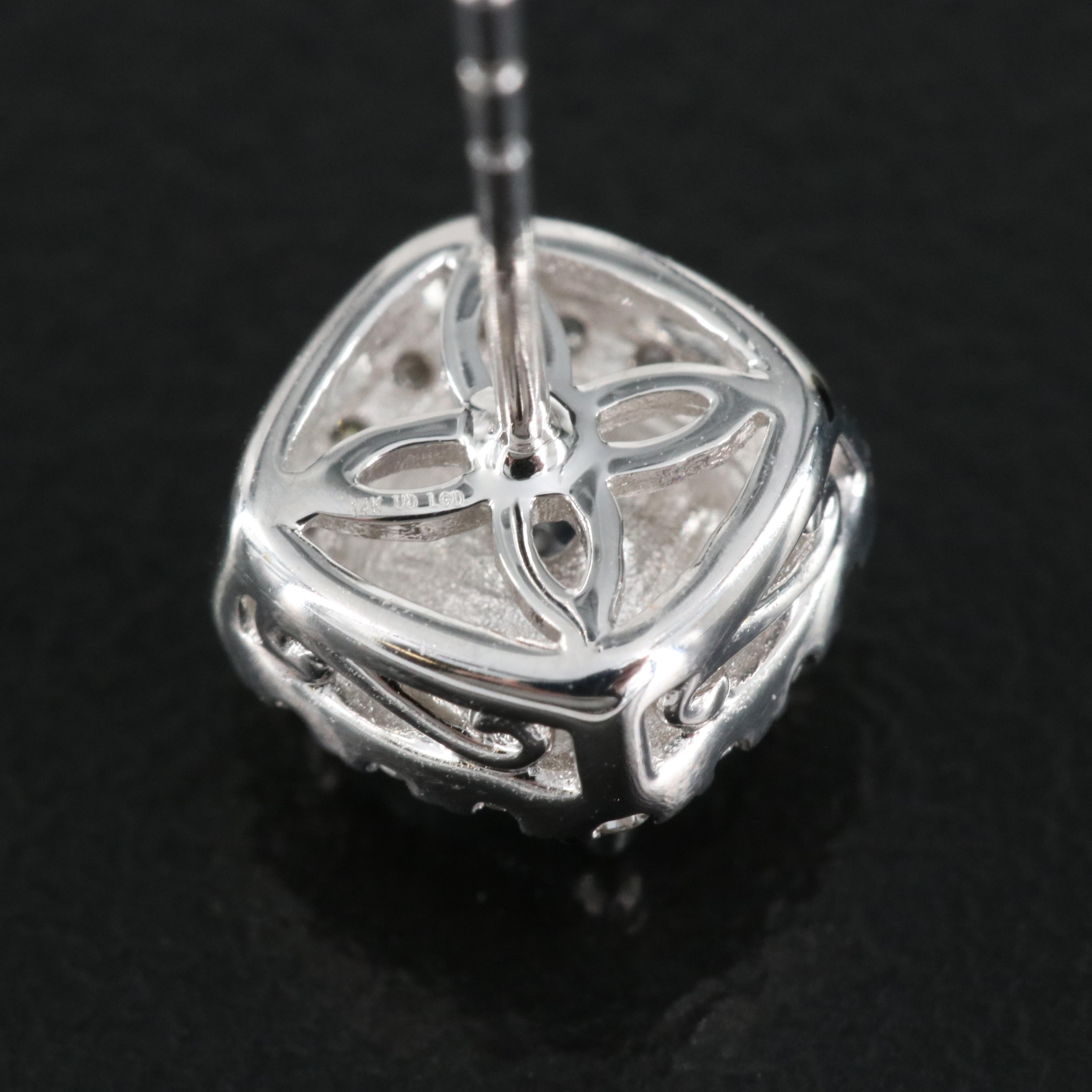 14K 1.71 CTW Lab Grown Diamond Stud Earrings