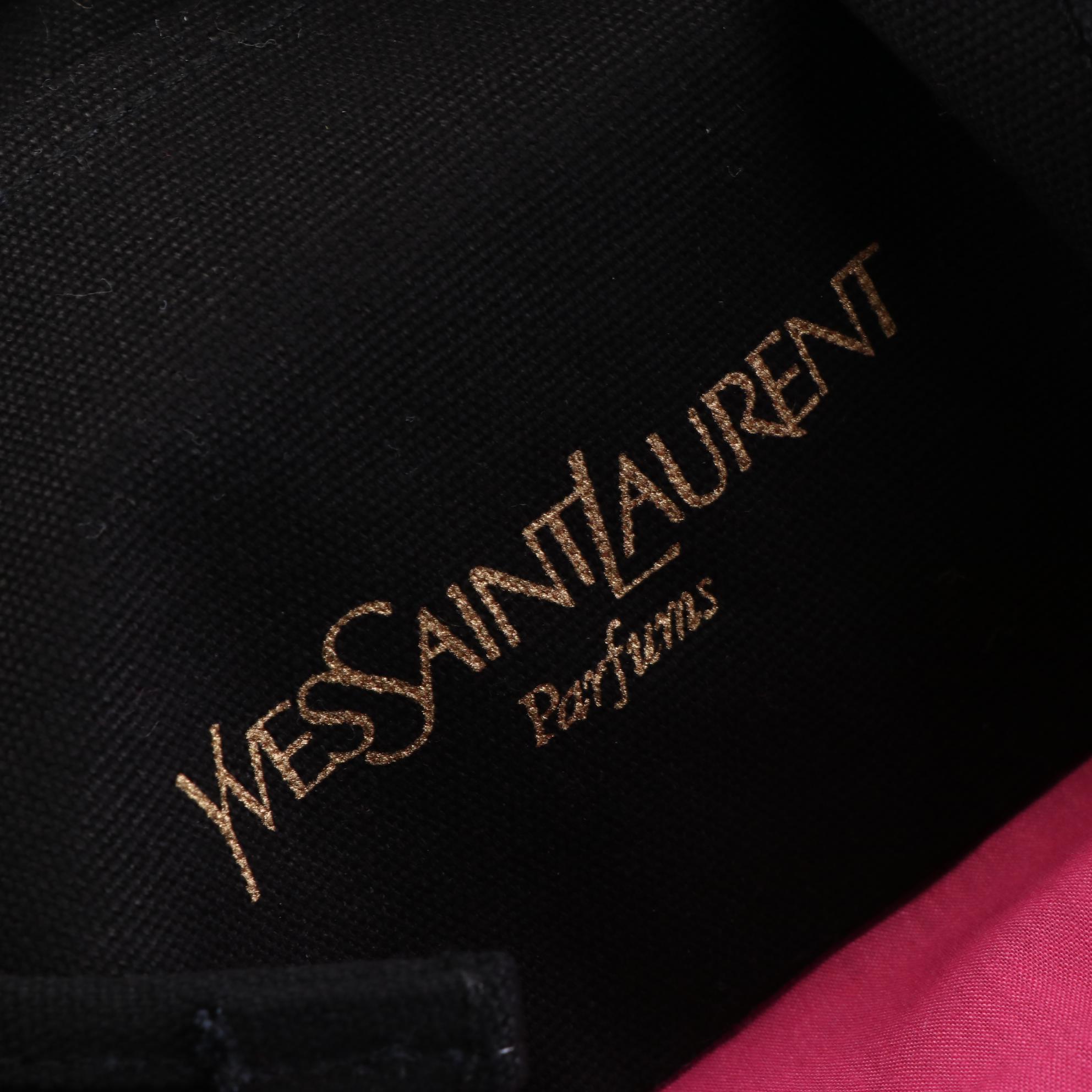 Yves Saint Laurent Parfums Canvas Tote with Embroidered Logo