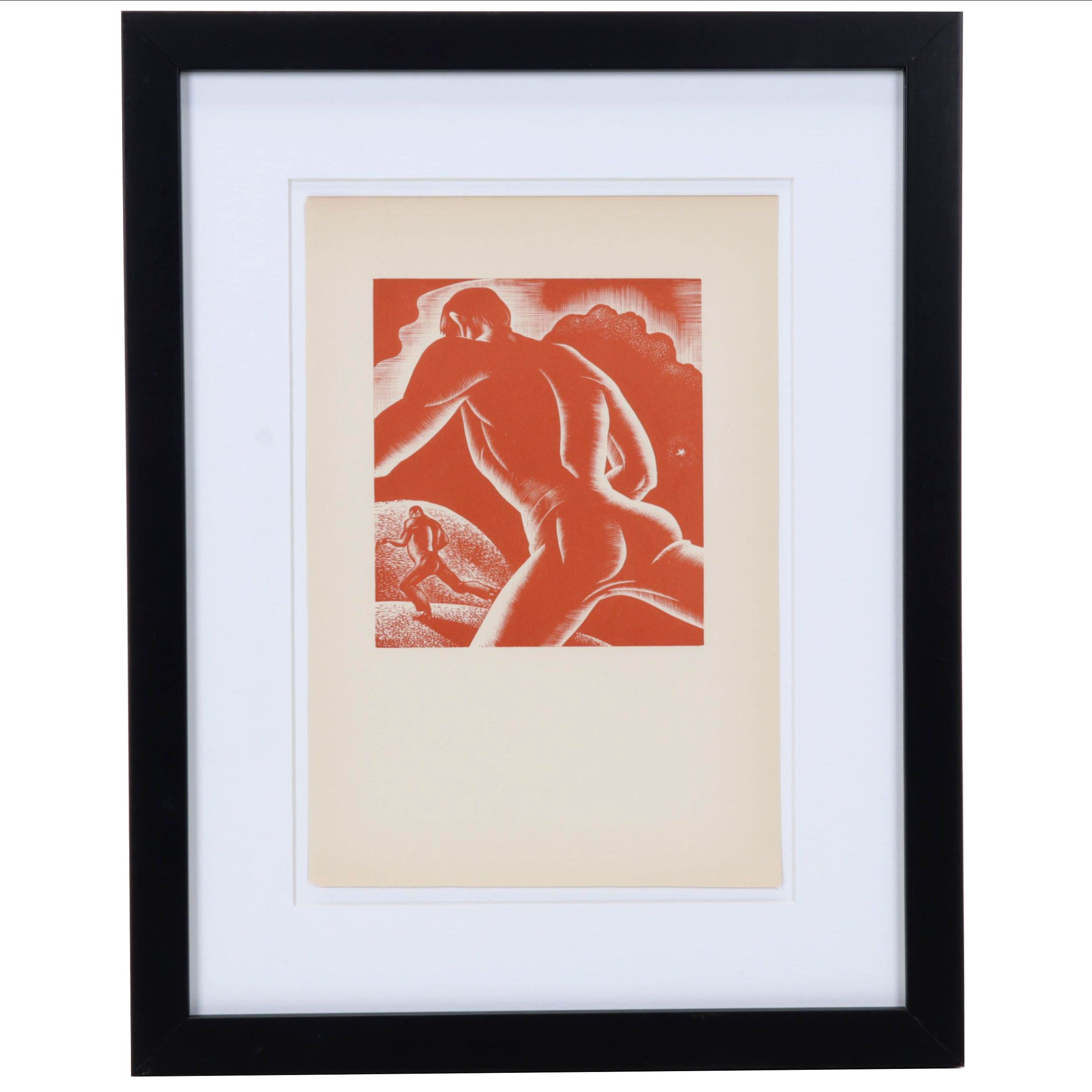 Lynd Ward Art Deco Woodcut From "Wild Pilgrimage," 1932