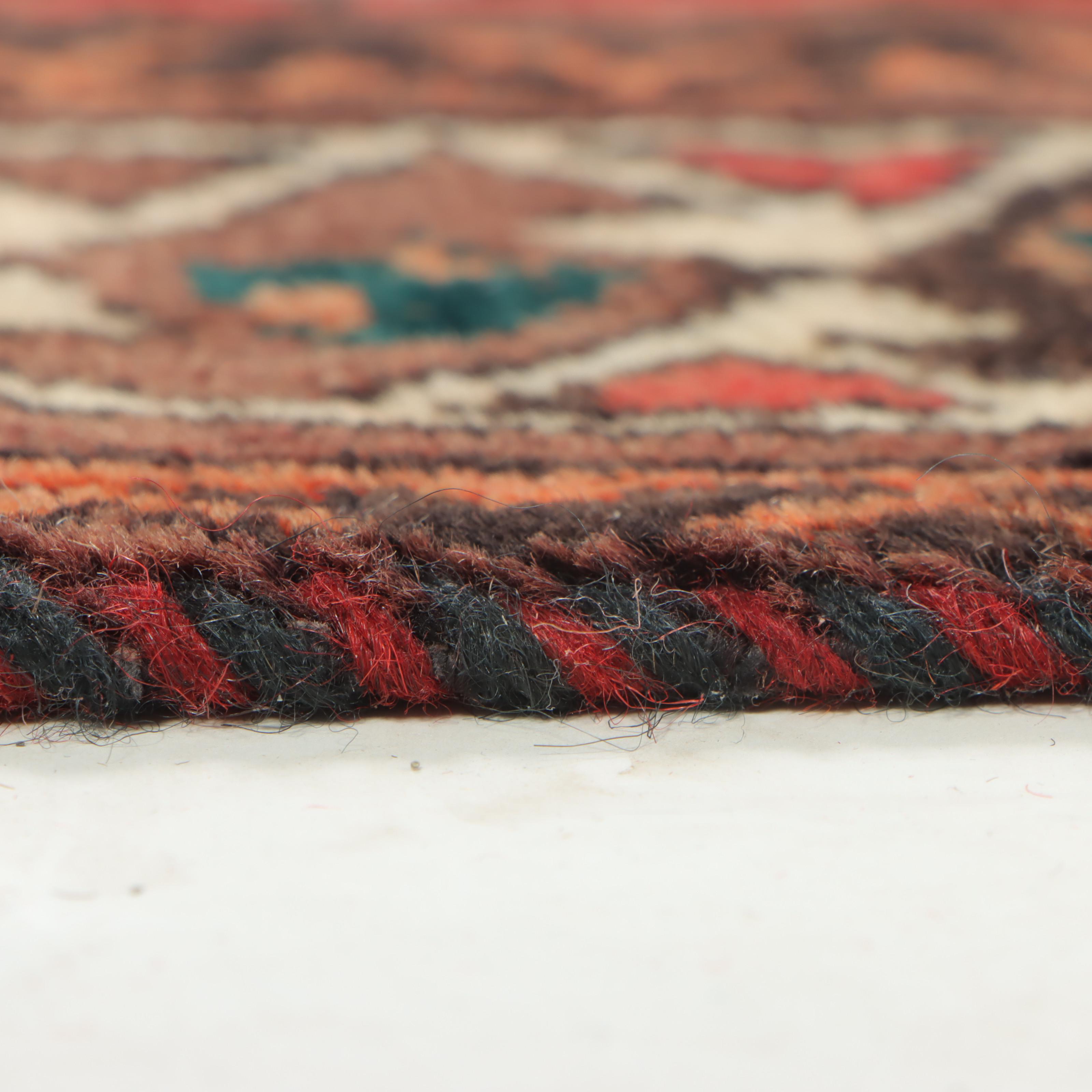 4'3 x 9'6 Hand-Knotted Persian Qashqai Area Rug