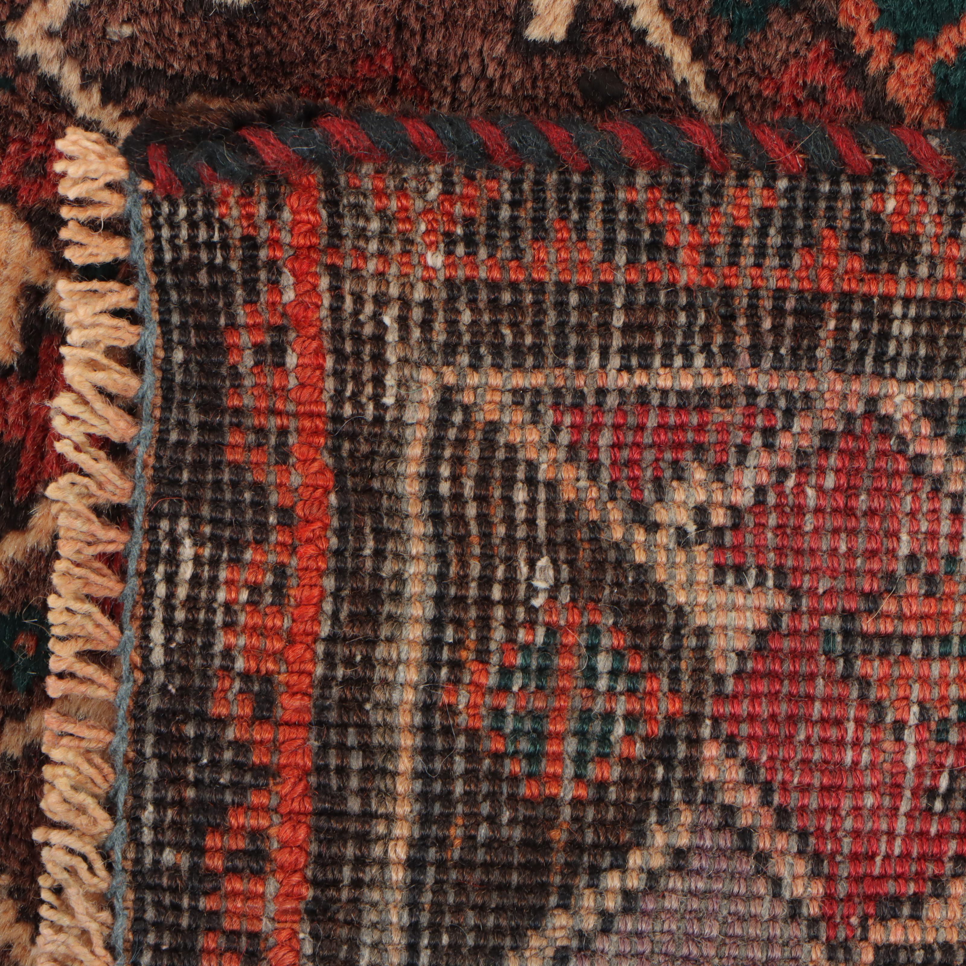 4'3 x 9'6 Hand-Knotted Persian Qashqai Area Rug