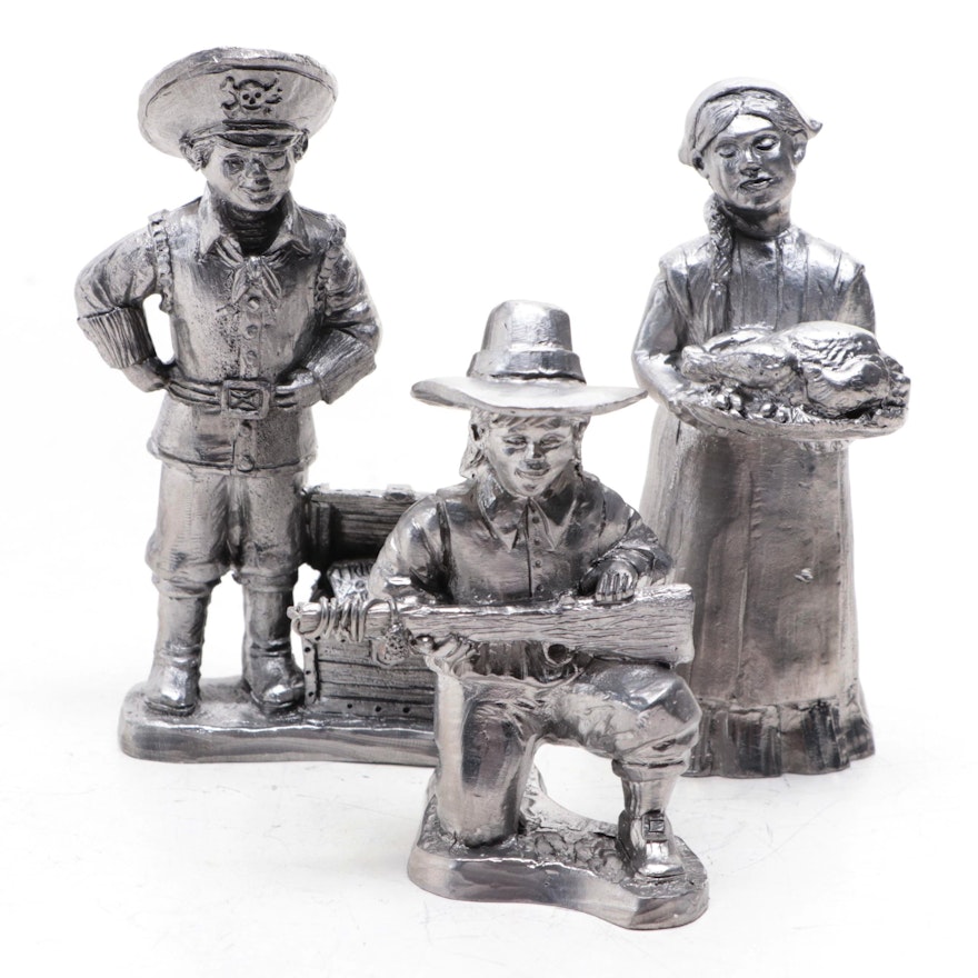 Michael A. Ricker Collector's Society Pewter Figurines