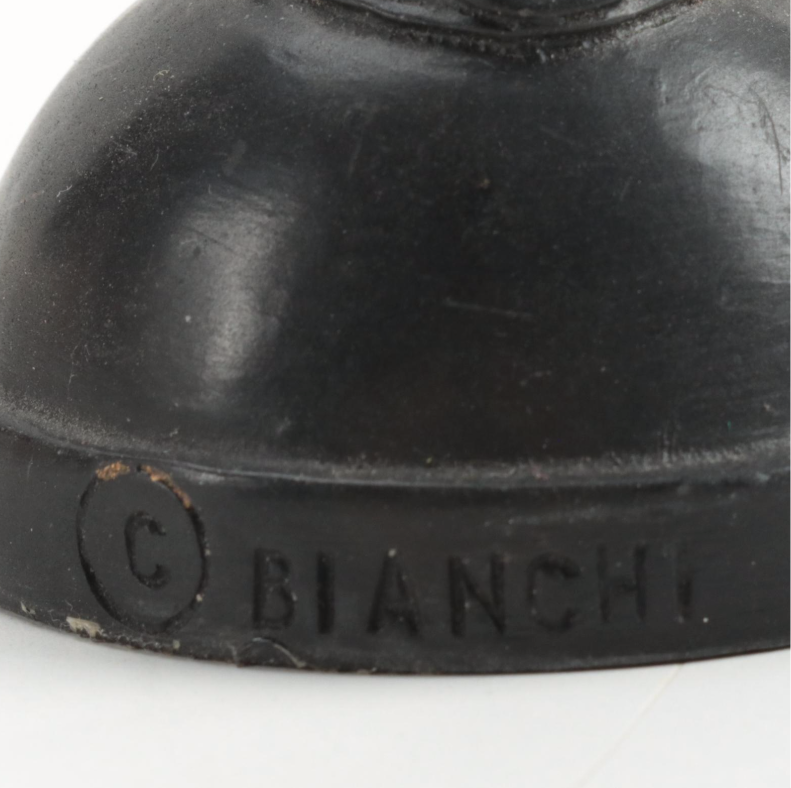 Bianchi Black Glazed with Southwestern Style Madonna and Metal Cross