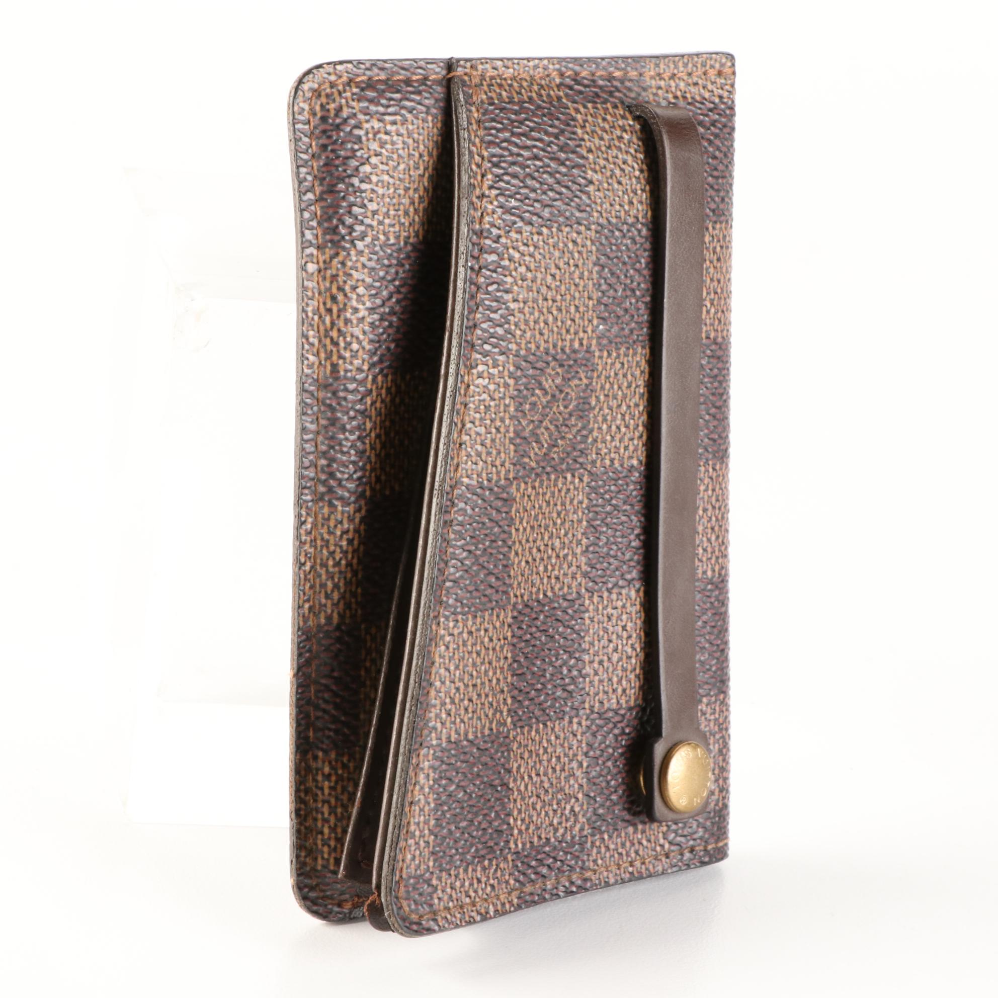 Louis Vuitton Clochette Key Cover in Damier Ebene Canvas