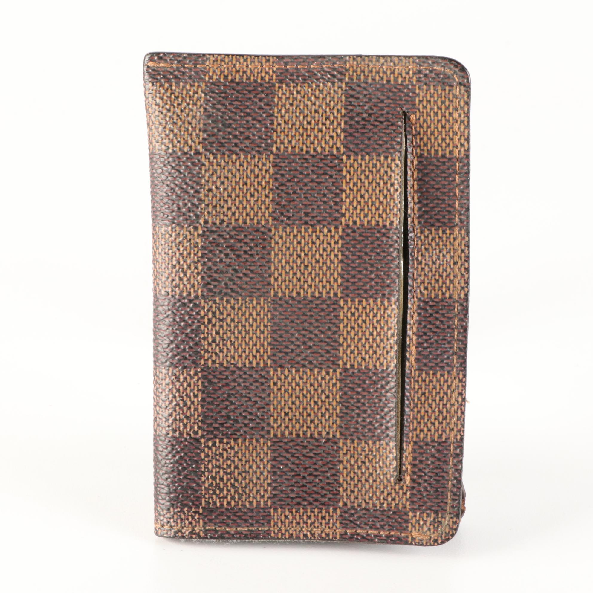 Louis Vuitton Clochette Key Cover in Damier Ebene Canvas