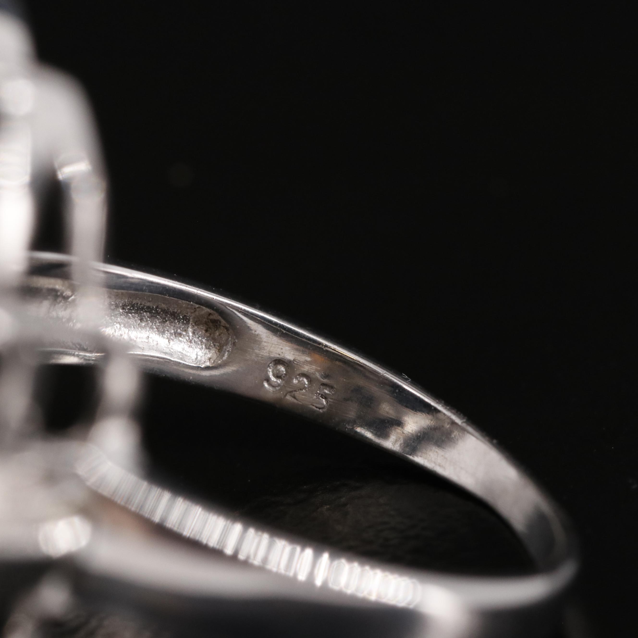 Sterling Zircon Ring