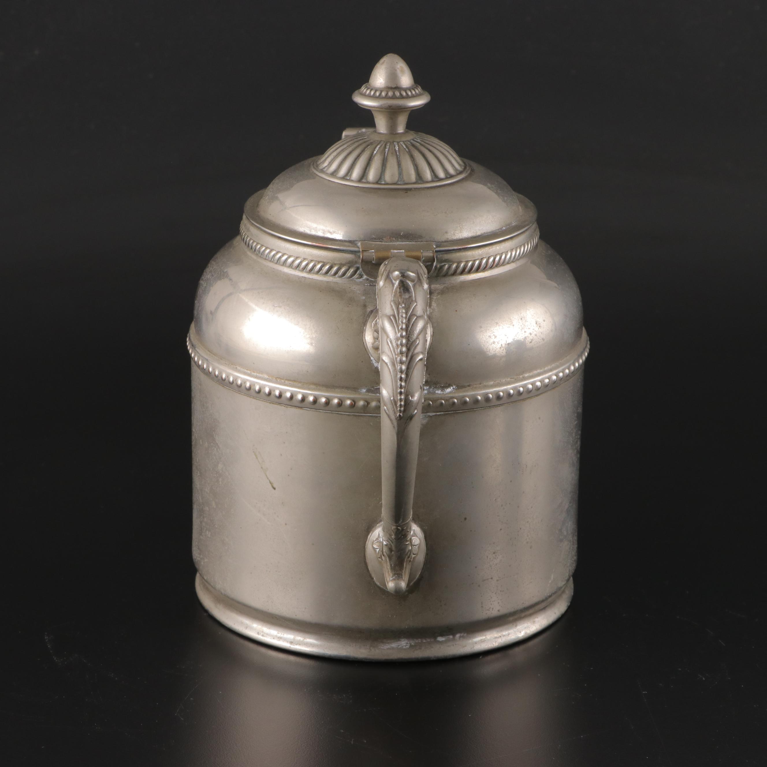 Rochester Stamping Co. Silver Plate Tea Kettle and Teapot, Early 20th Century