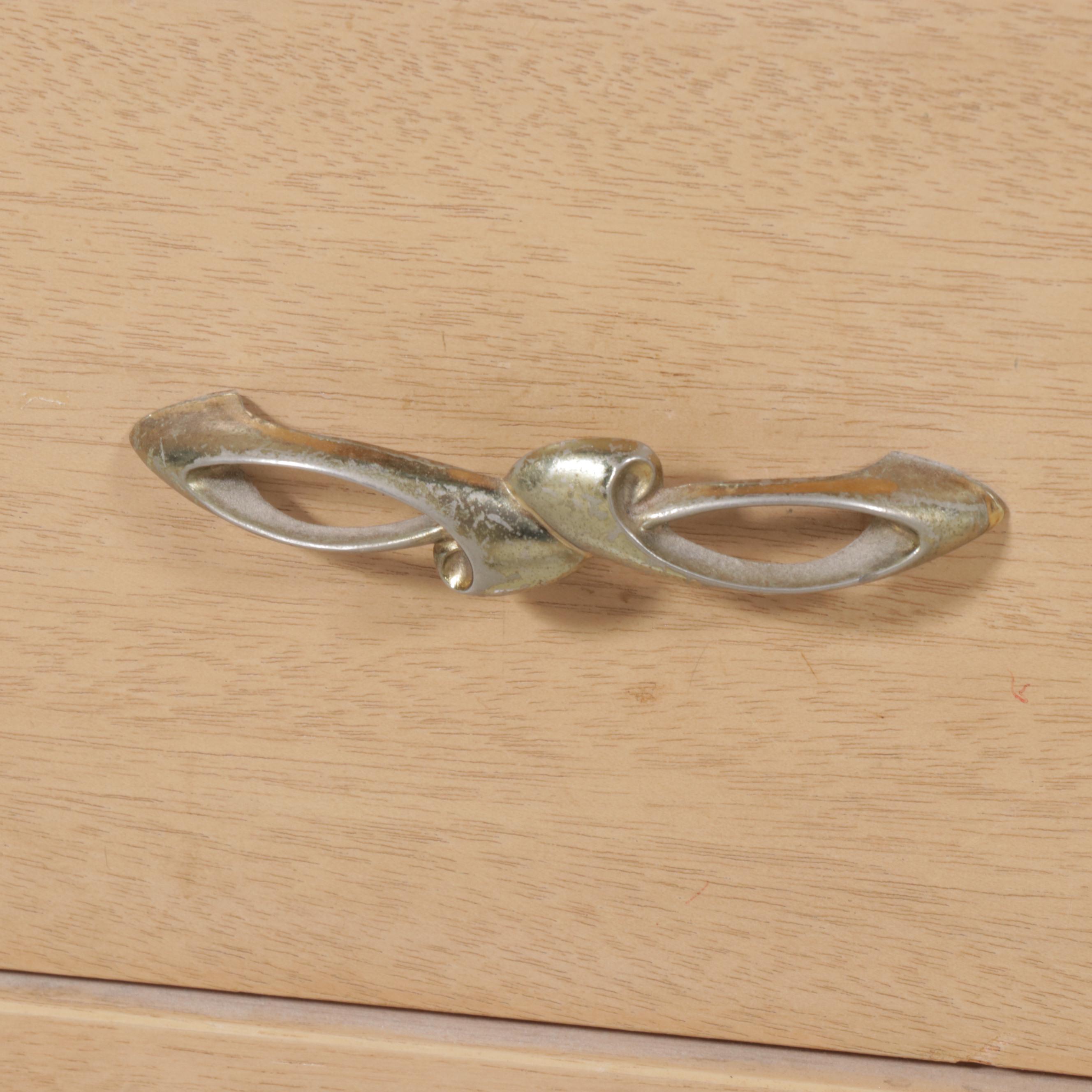 Harmony House Mid Century Modern Blonde Mahogany Nightstand